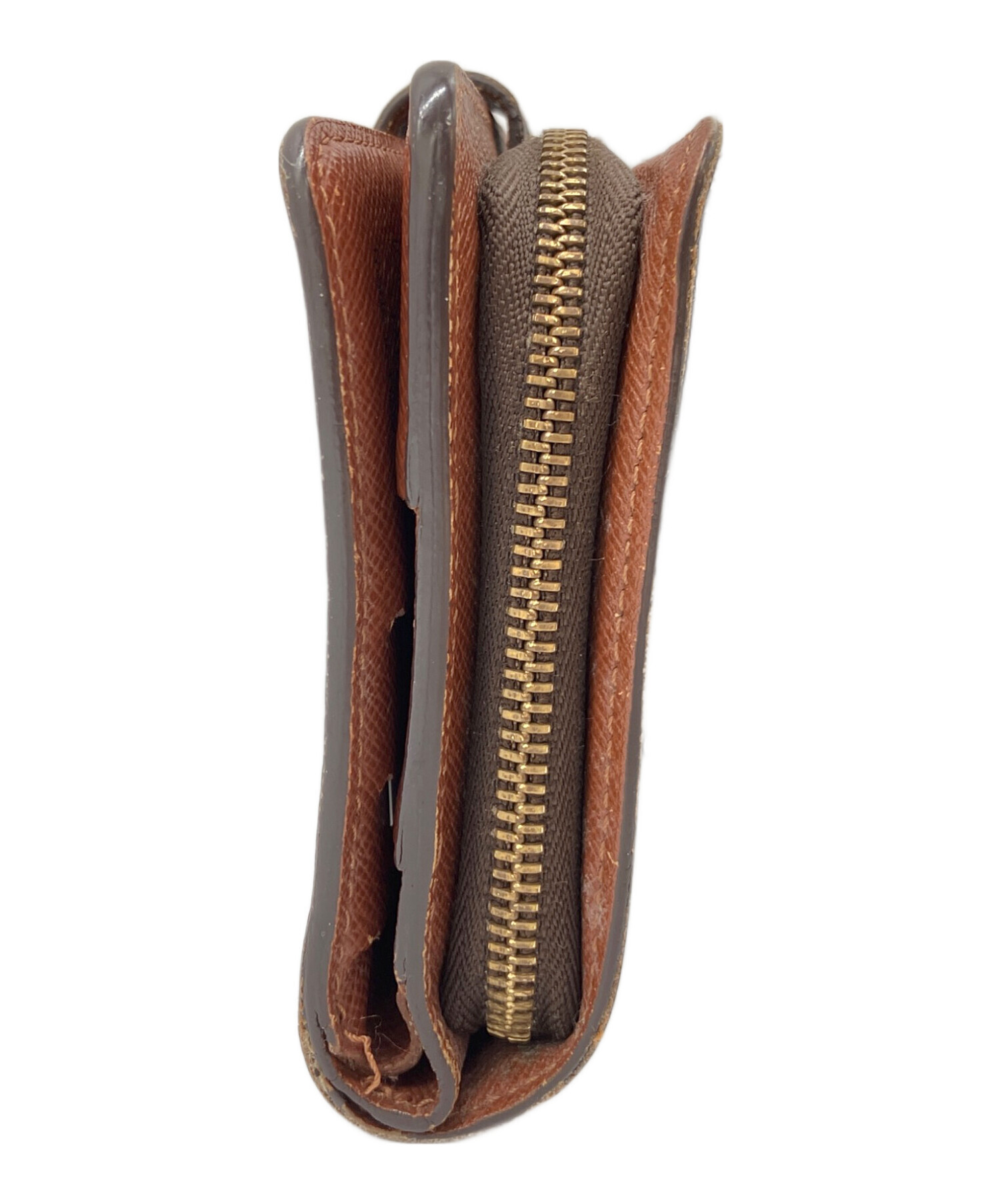 中古・古着通販】LOUIS VUITTON (ルイ ヴィトン) 2つ折り財布 ブラウン