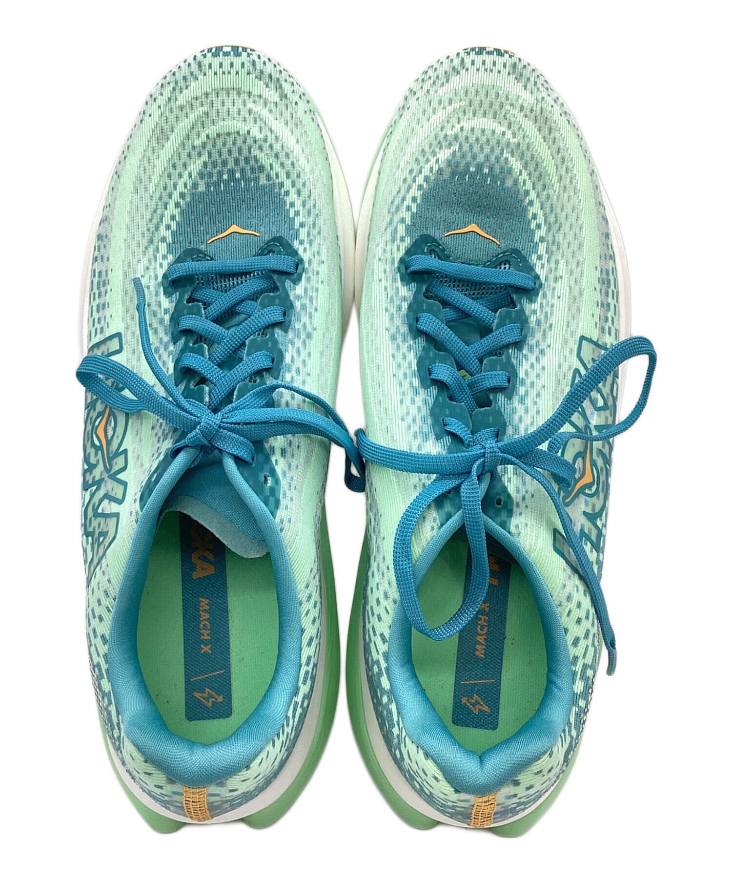 中古・古着通販】HOKAONEONE (ホカオネオネ) MACH X グリーン 中古・古着通販】HOKAONEONE (ホカオネオネ) MACH X グリーン