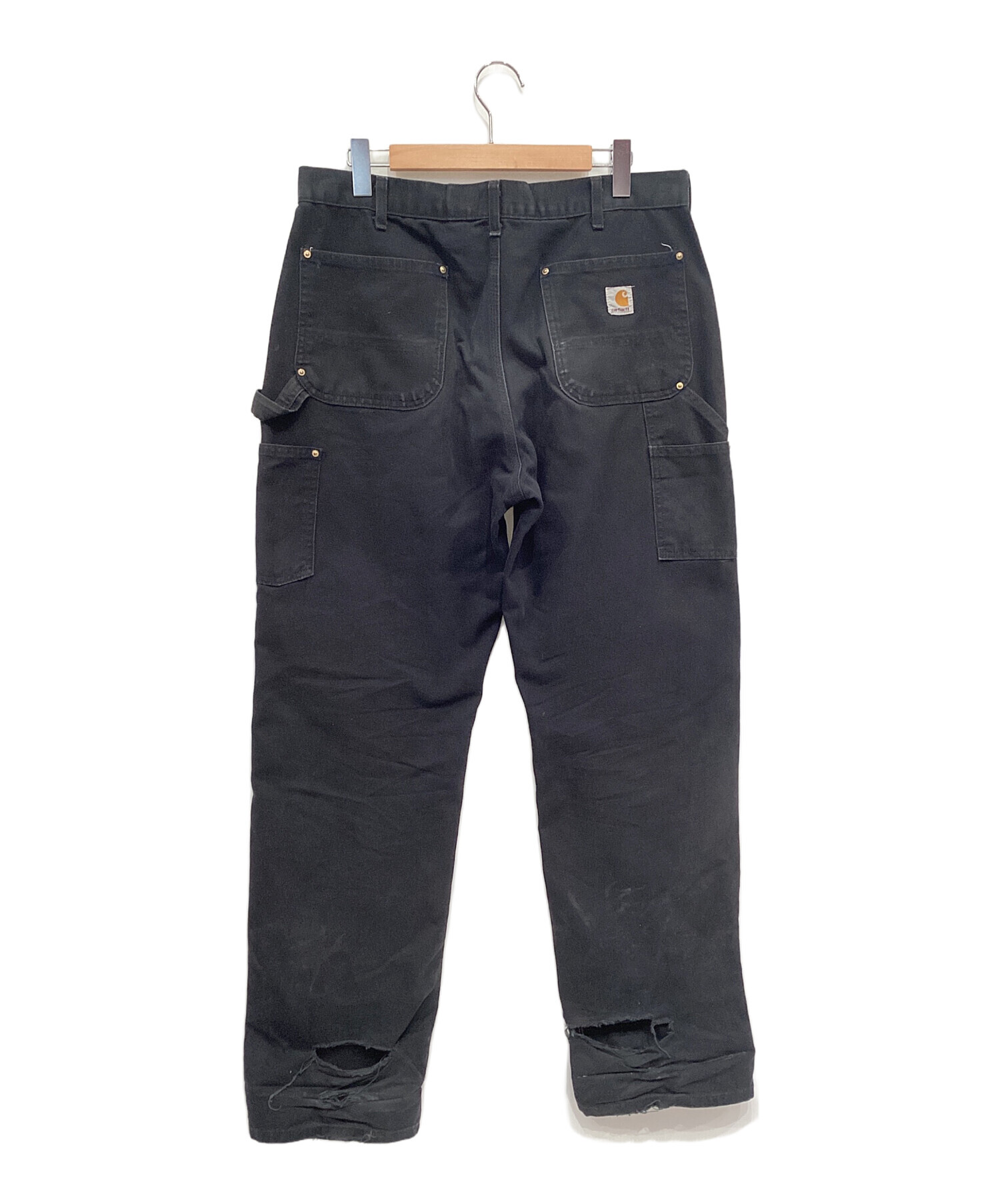 カーハートペインターパンツ35ダブルニーブラック