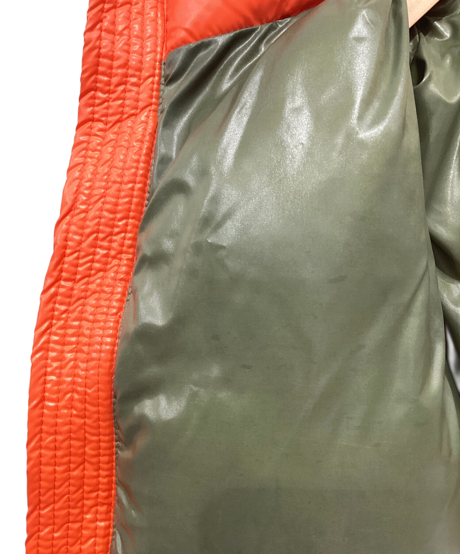 中古・古着通販】MONCLER (モンクレール) ダウンジャケット オレンジ