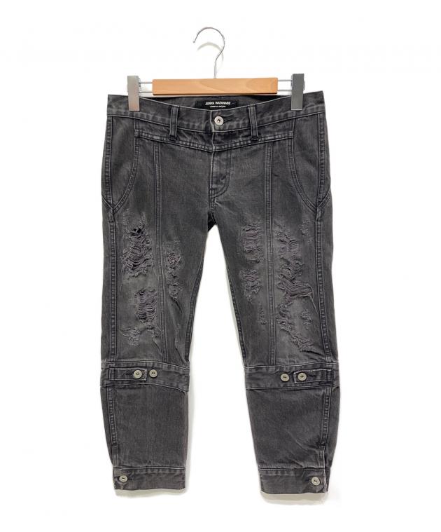 ジュンヤワタナベ　コムデギャルソン　クロップド丈　サルエルデニムパンツ ジュンヤワタナベ コムデギャルソン クロップド丈 サルエルデニム