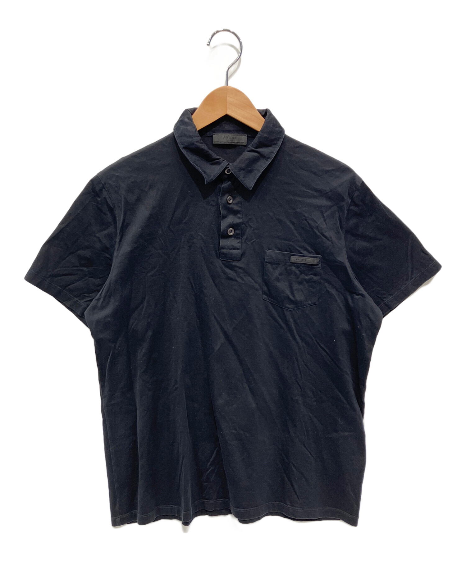 中古・古着通販】PRADA (プラダ) 半袖シャツ ブラック サイズ:M 