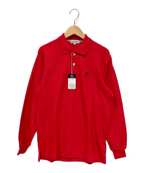 中古・古着通販】Burberry's (バーバリーズ) 長袖ポロシャツ レッド