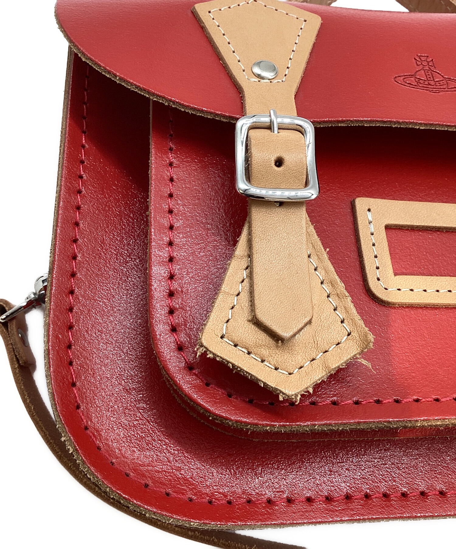 【未使用品】ヴィヴィアン ウエストウッド ボディバッグ ウエストバッグ レッド系 Vivienne Westwood】レディース 00(フリー)サイズ☆シックな赤色が