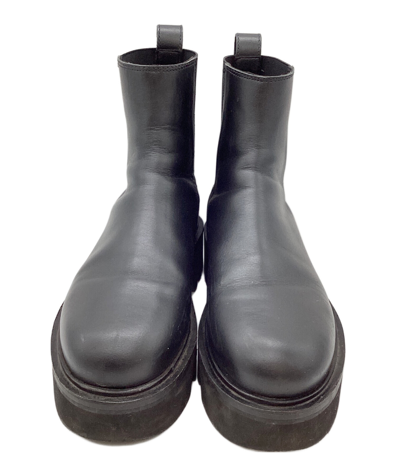 中古・古着通販】FURLA (フルラ) サイドゴアブーツ ブラック サイズ