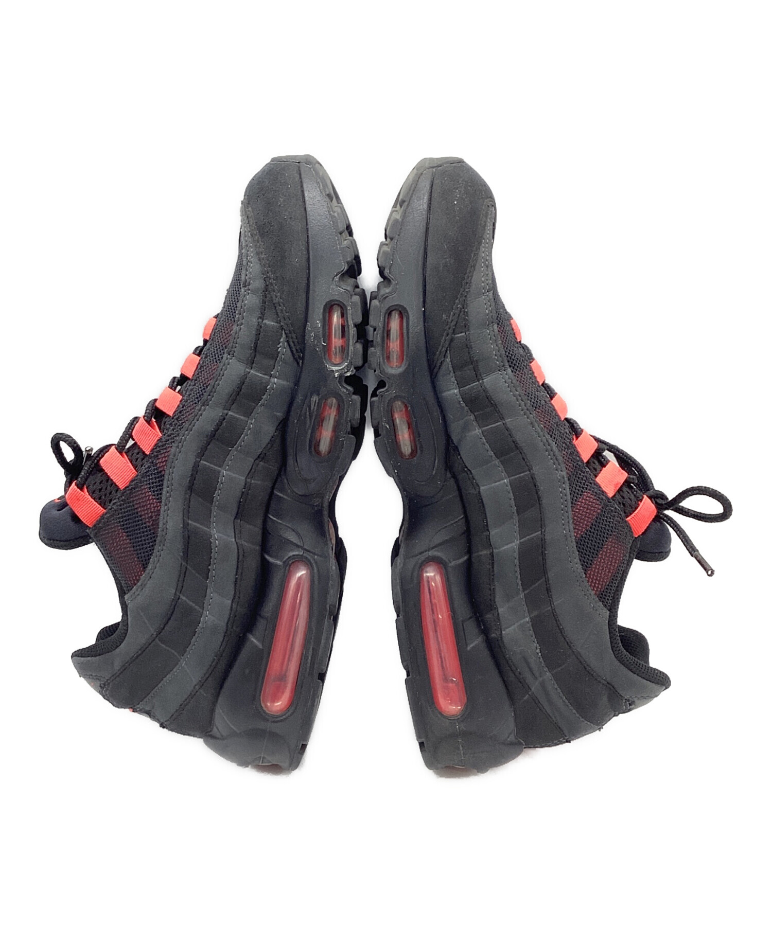 中古・古着通販】NIKE (ナイキ) Air Max 95 Black Laser Crimson 