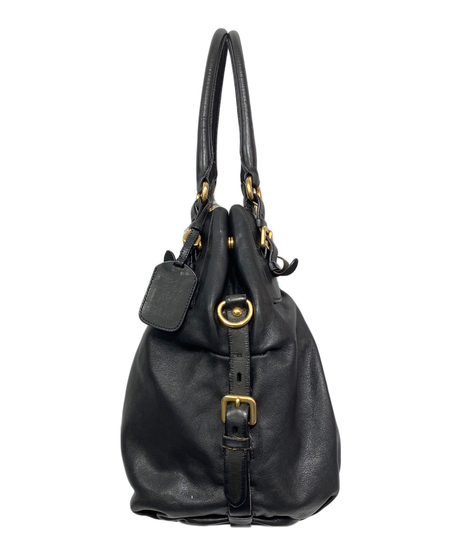 中古・古着通販】PRADA (プラダ) ハンドバッグ ブラック｜ブランド  