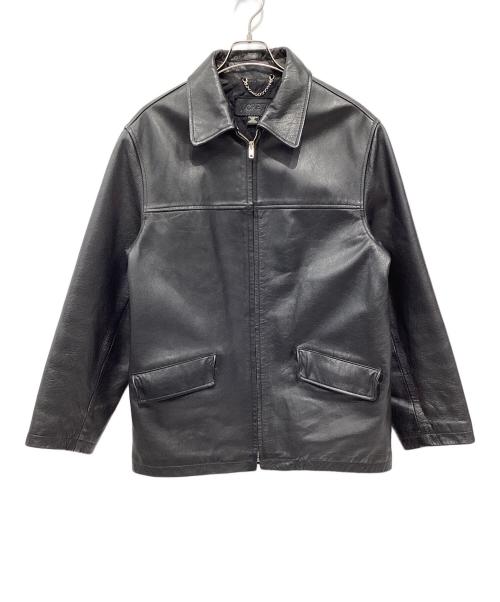 j.crew革タグ　レザーカーコート サイズ　ovy OJDGAP 中古・古着通販】J.CREW (ジェイクルー) レザーカーコート ブラック