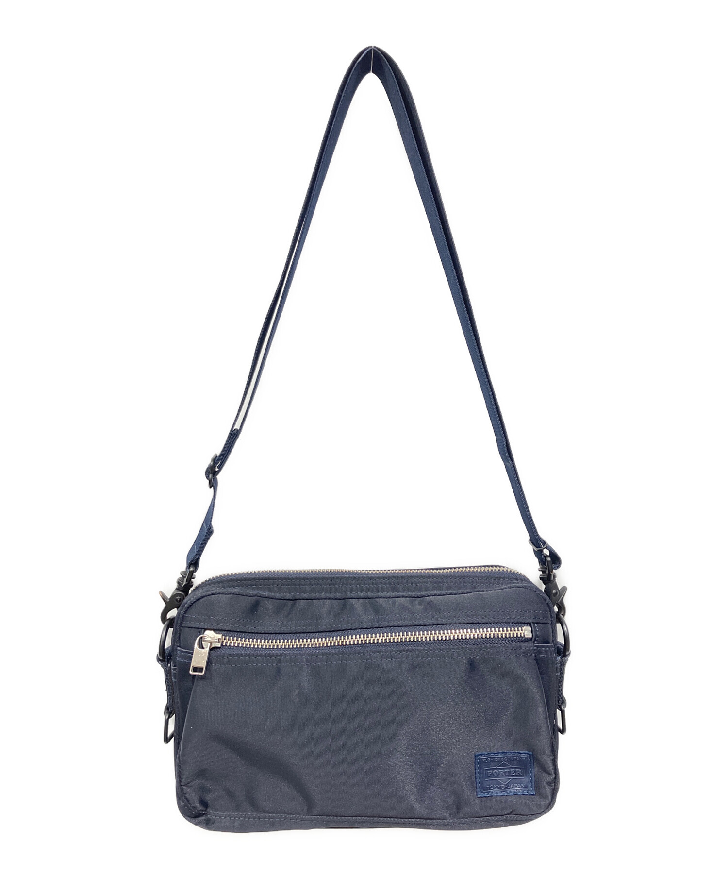 中古・古着通販】PORTER (ポーター) ショルダーバッグ ネイビー 中古・古着通販】PORTER (ポーター) ショルダーバッグ ネイビー