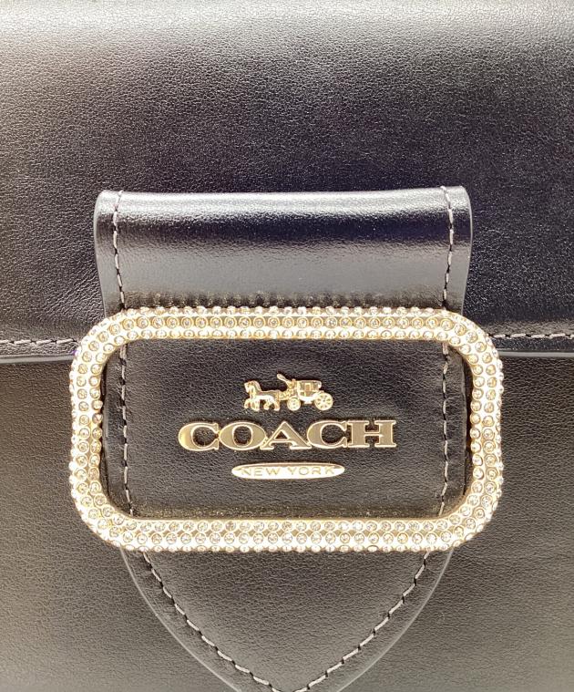 美品】COACH ショルダーバッグ C0924 モーガン スクエア ブラック 美品 