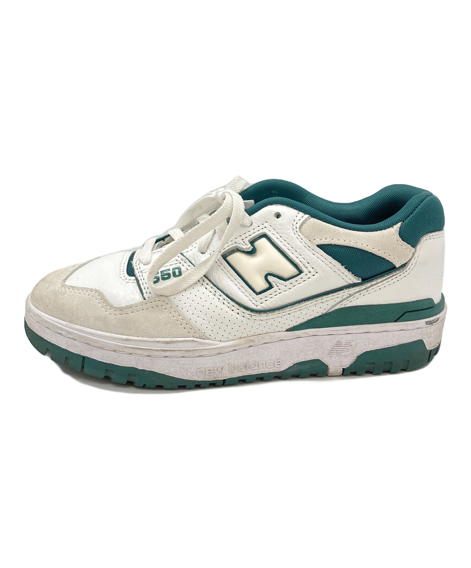 中古・古着通販】NEW BALANCE (ニューバランス) 550 ホワイト×グリーン 