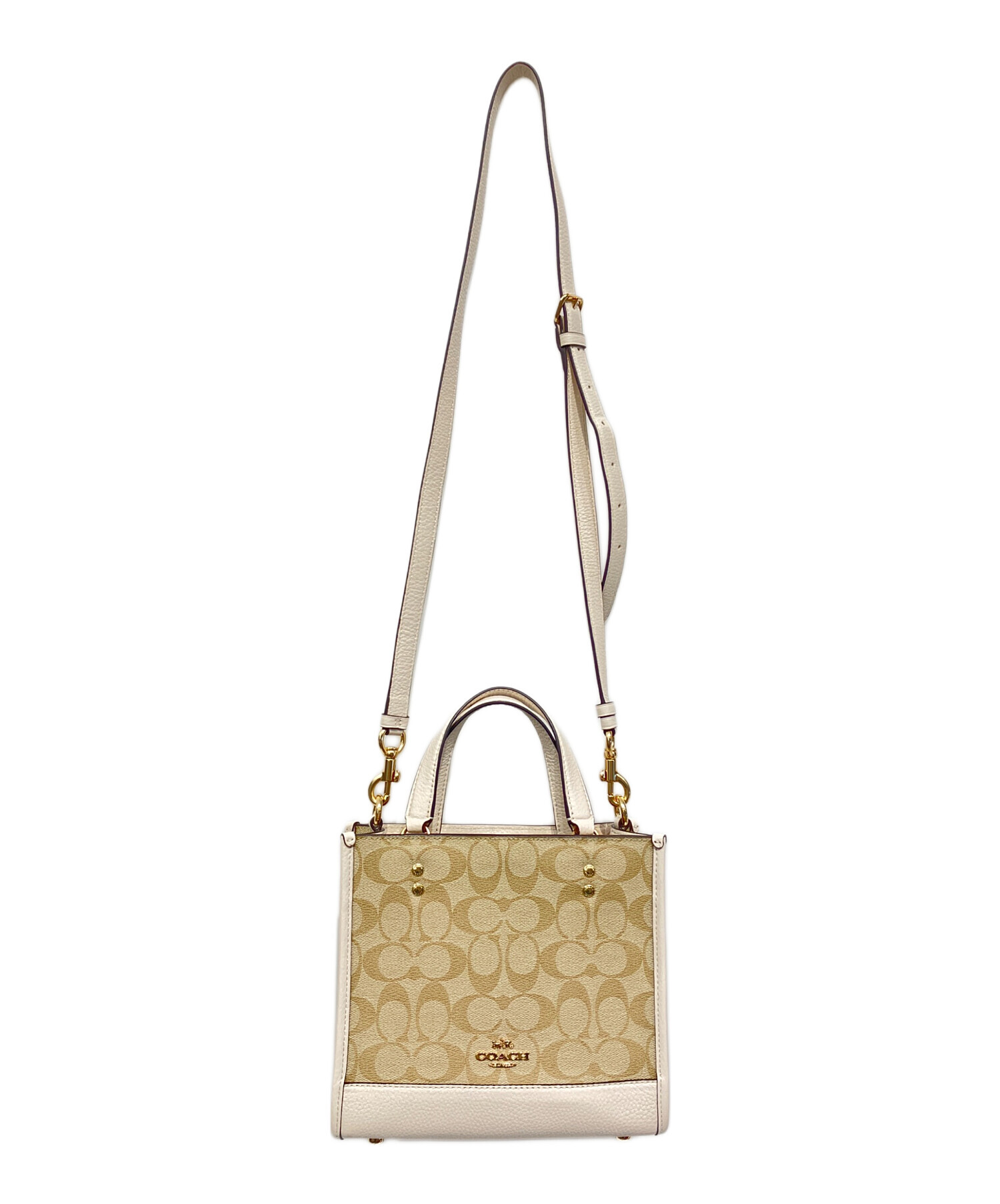 coach コーチ デンプシートート 22 シグネチャー ジャガード