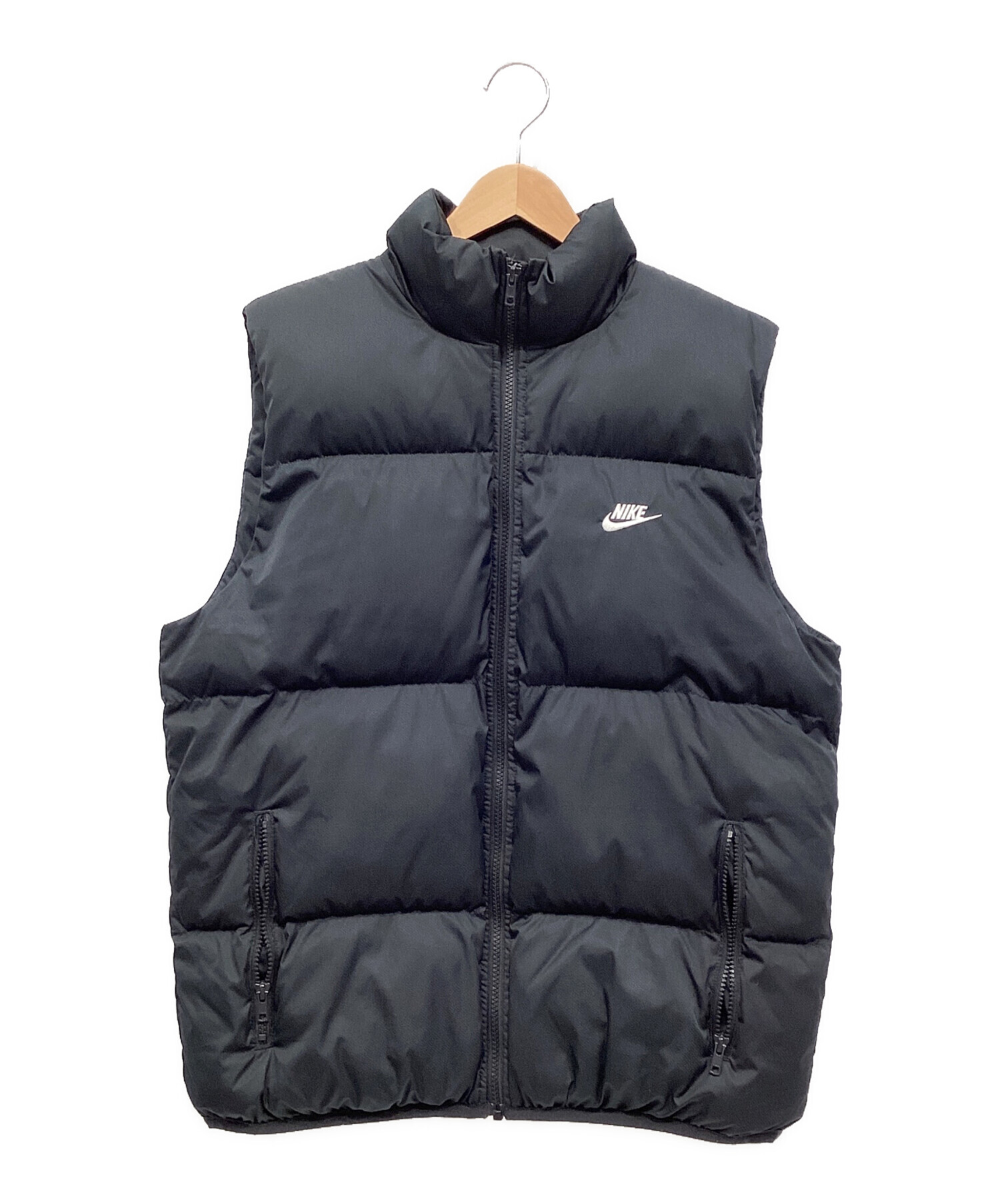 中古・古着通販】NIKE (ナイキ) TF クラブ パファー ベスト ブラック 