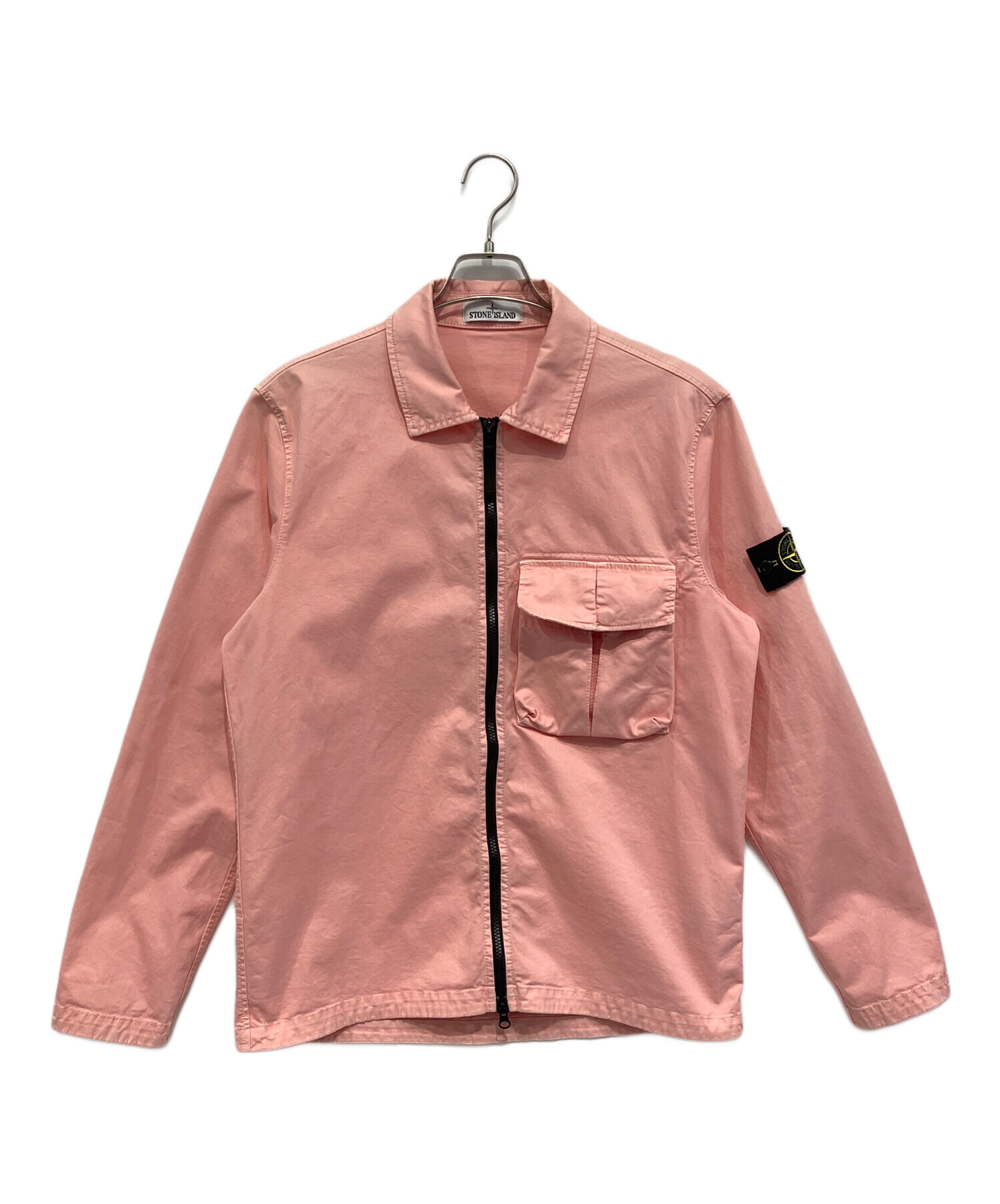STONE  ピンク ジャケット 中古・古着通販】STONE ISLAND (ストーンアイランド) シャツジャケット