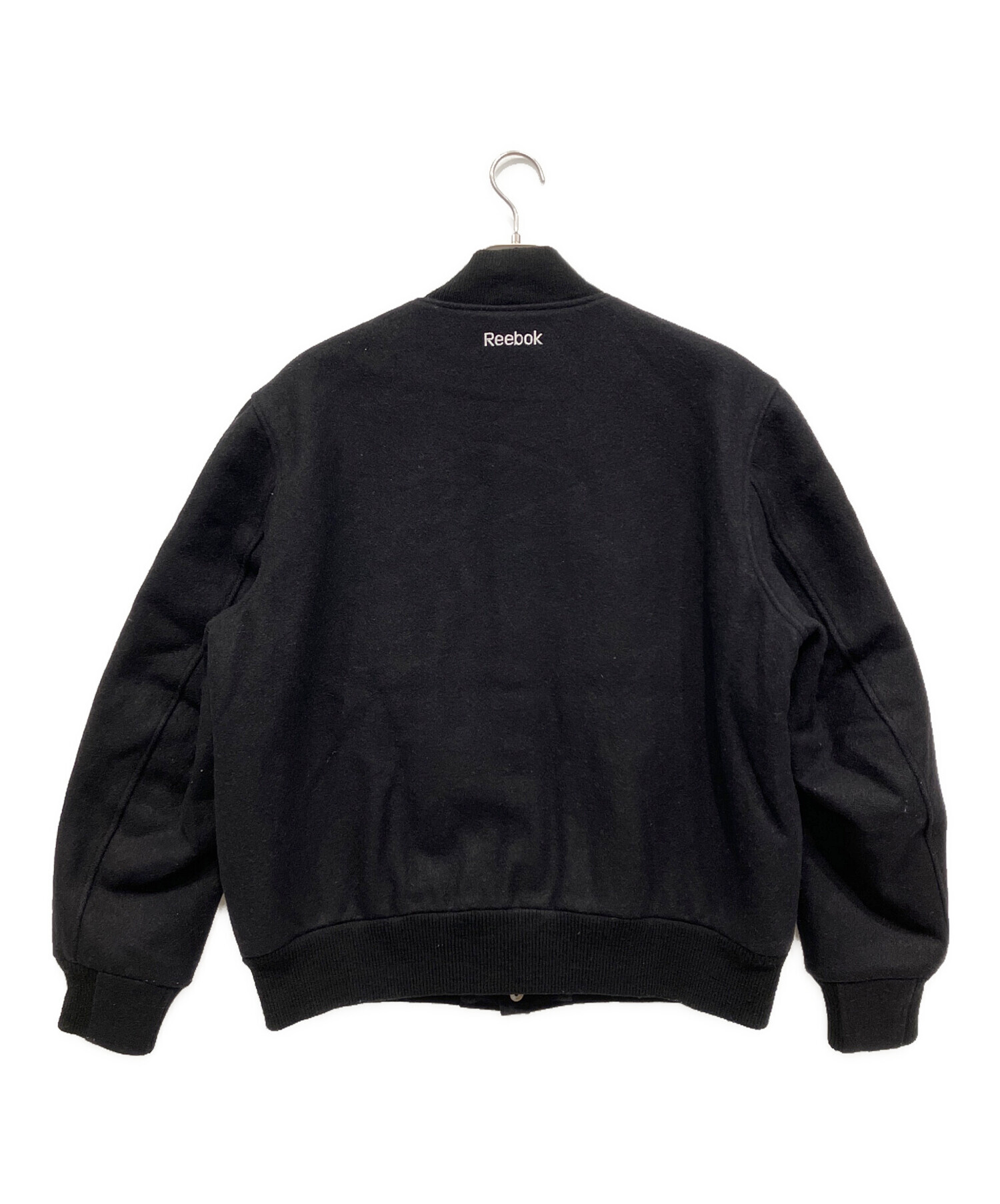 中古・古着通販】REEBOK (リーボック) スタジャン ブラック サイズ:XL