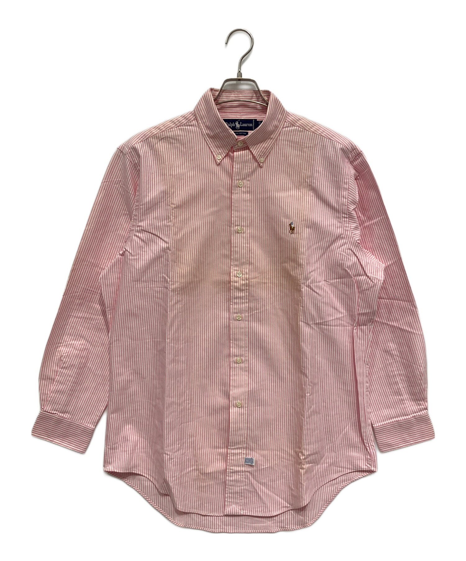 中古・古着通販】RALPH LAUREN (ラルフローレン) 長袖シャツ ピンク 
