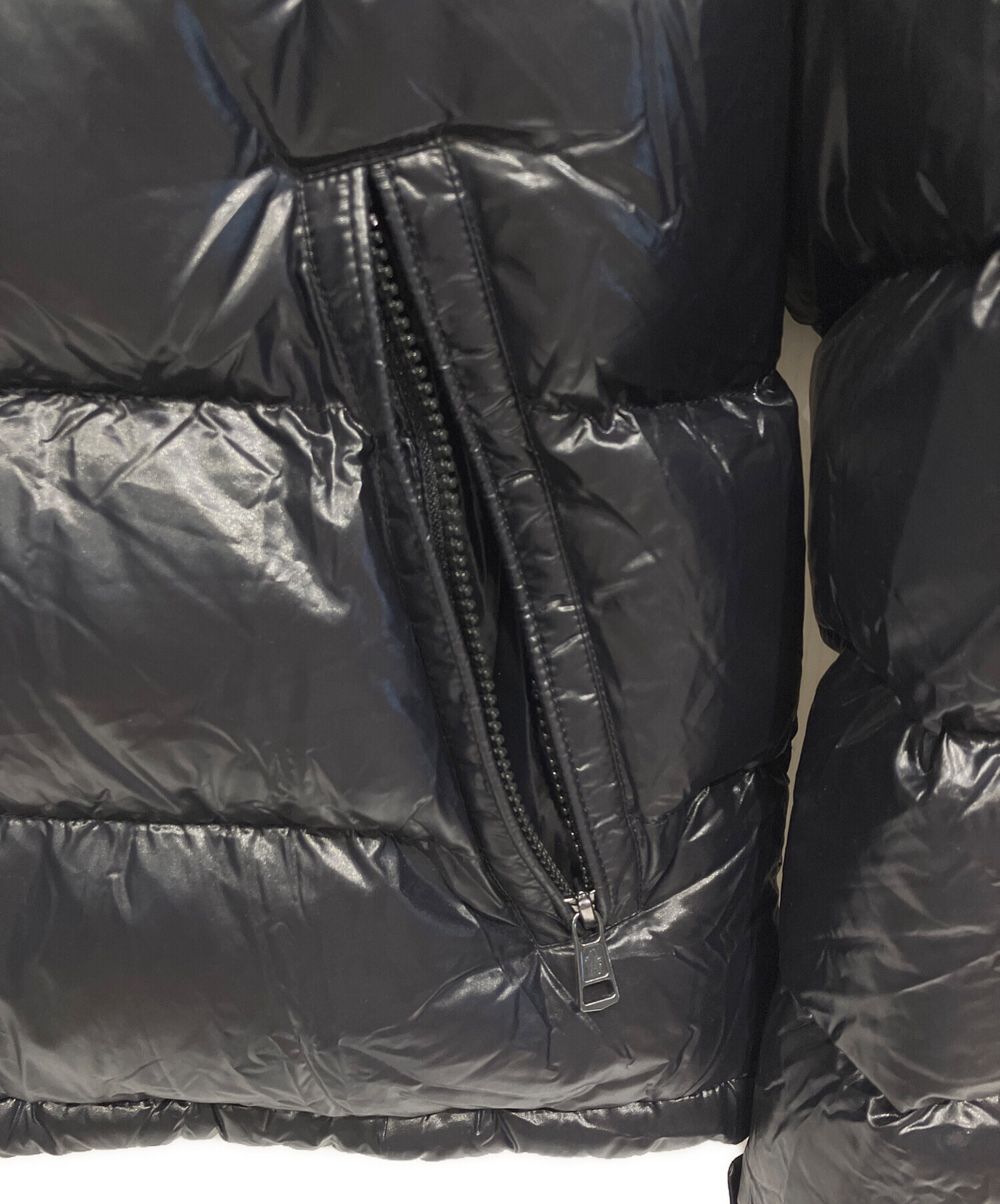 中古・古着通販】MONCLER (モンクレール) ダウンジャケット ブラック