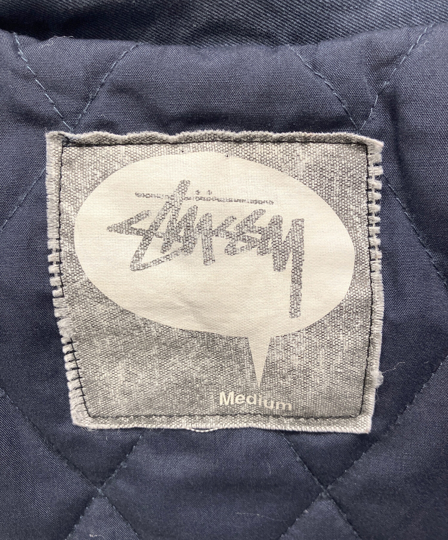中古・古着通販】stussy (ステューシー) モッズコート ネイビー サイズ