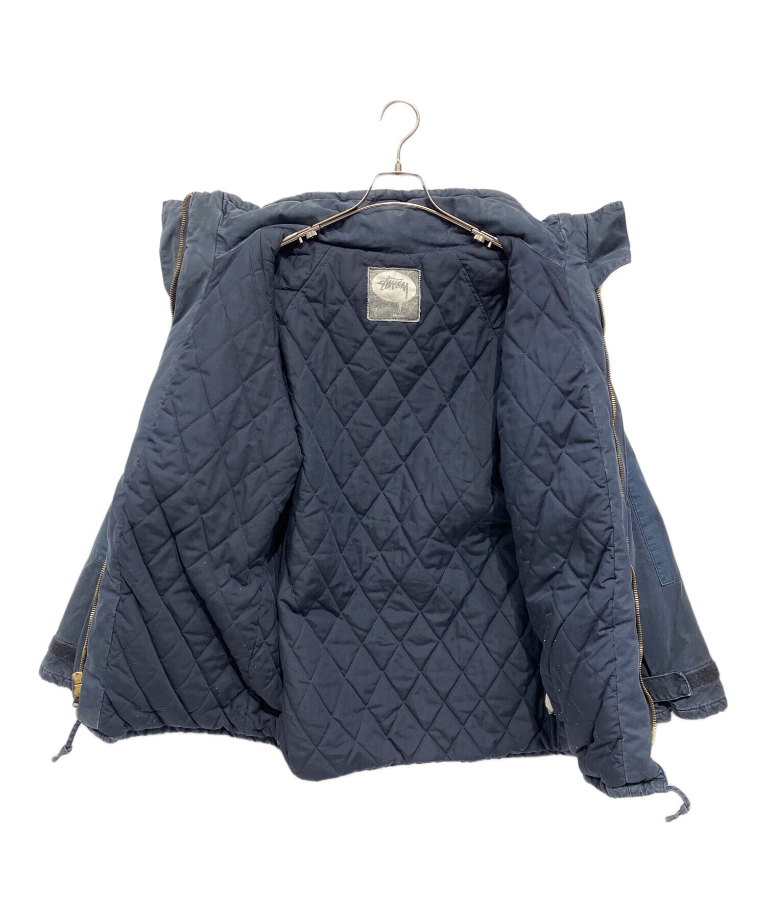 中古・古着通販】stussy (ステューシー) モッズコート ネイビー サイズ