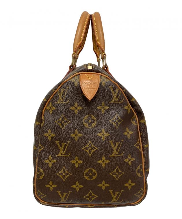 LOUIS VUITTON ダークブラウン ハンドバッグ 中古・古着通販】LOUIS VUITTON (ルイ ヴィトン) ハンドバッグ