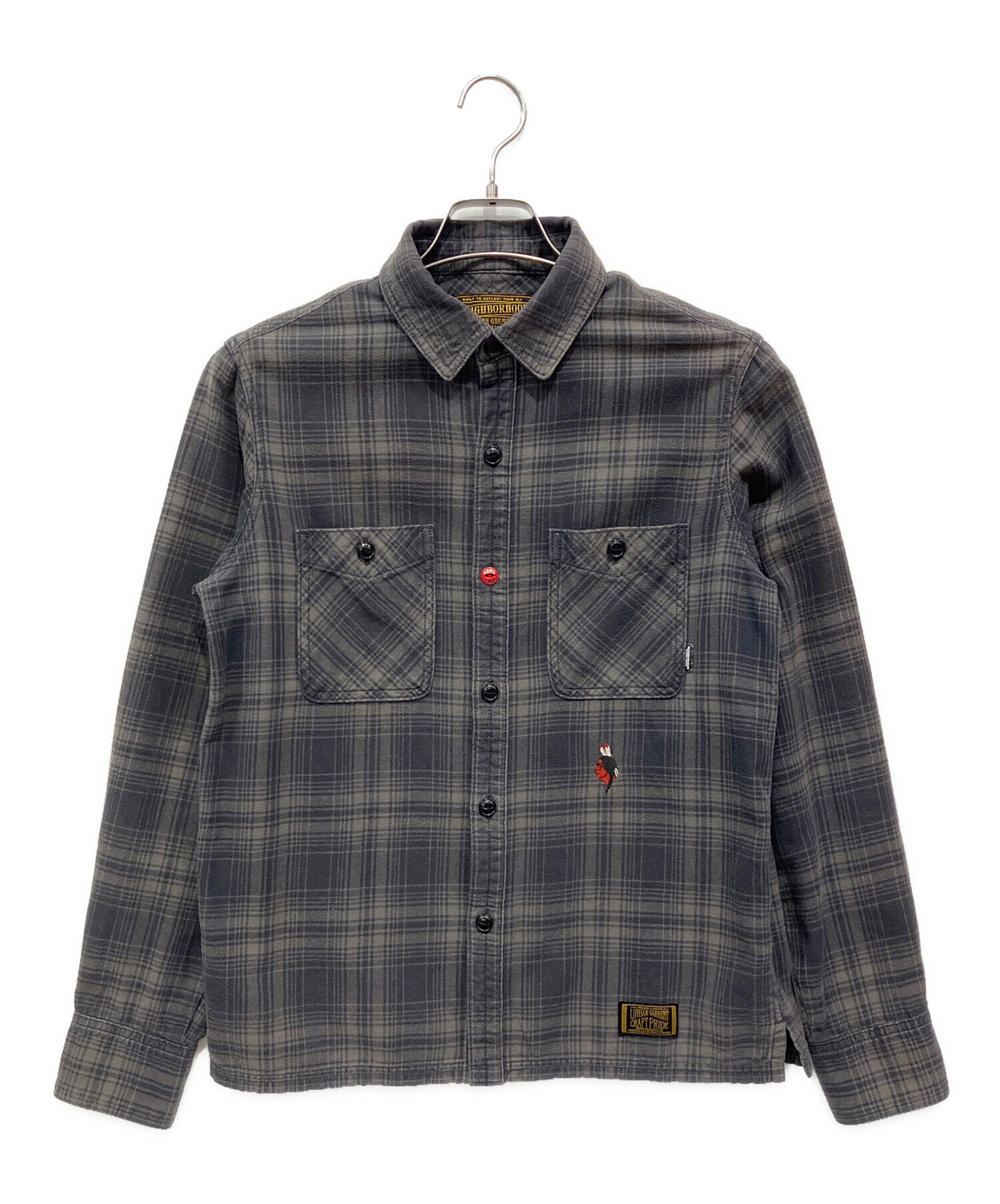 NEIGHBORHOOD長袖シャツ neighborhood ロンT カットソー 黒 グレー