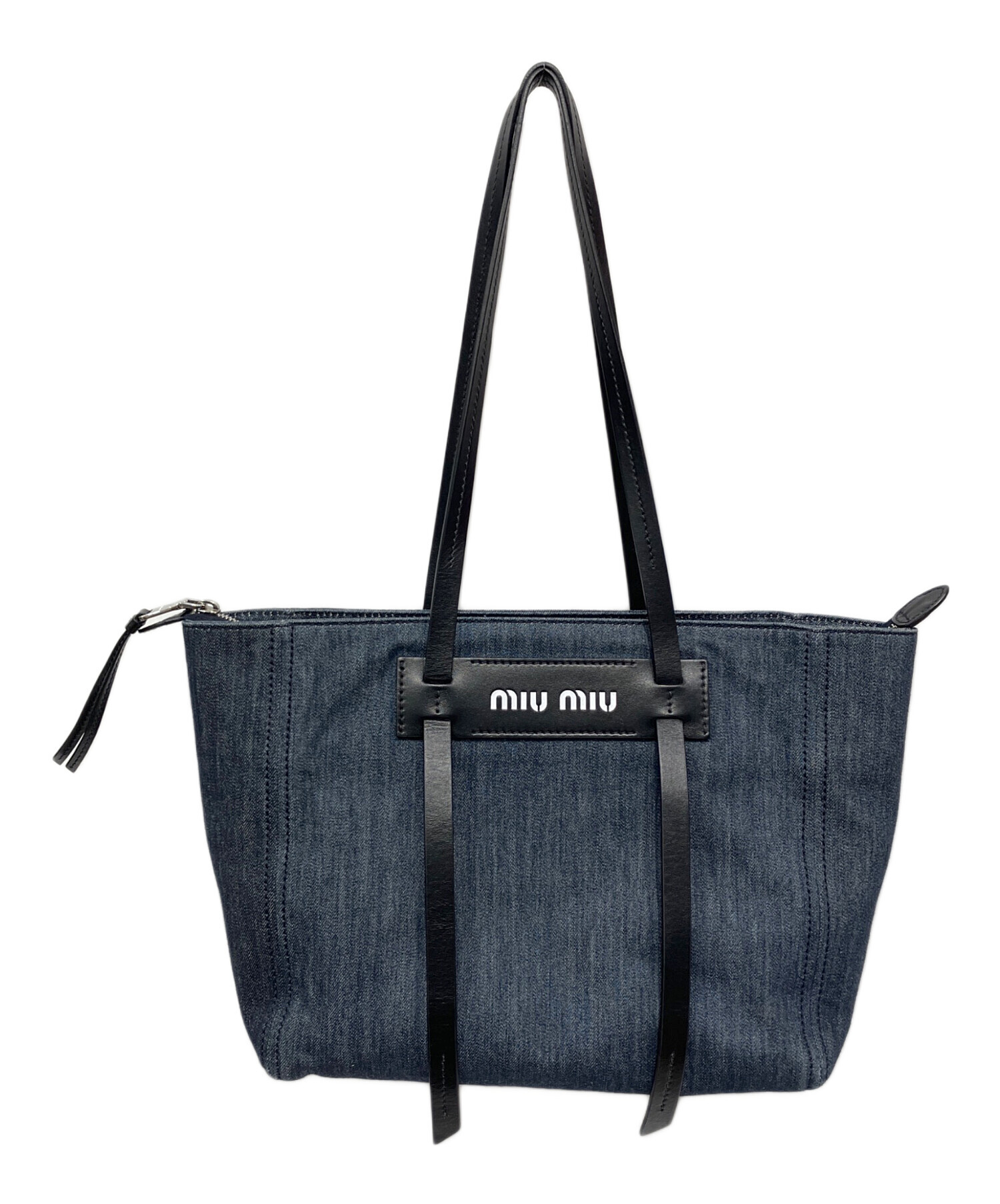 中古・古着通販】MIU MIU (ミュウミュウ) ロゴモチーフトートバッグ