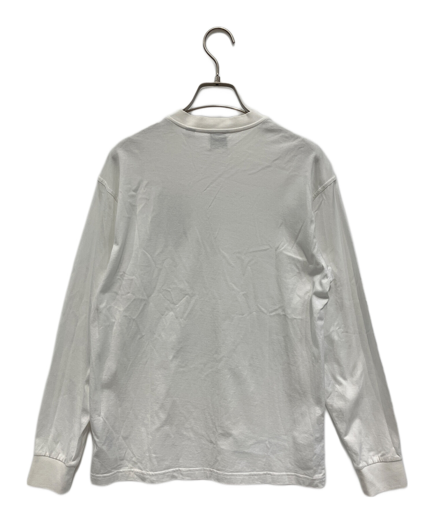 BURBERRY ロゴ入り 長袖カットソー ホワイト □ □ 46073☆バーバリー