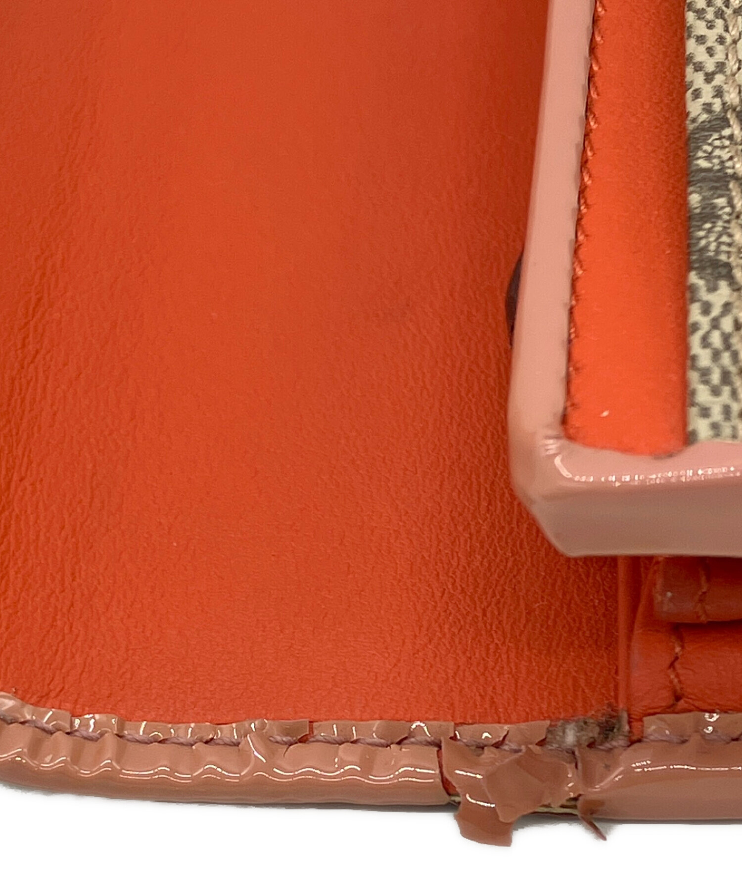 中古・古着通販】GUCCI (グッチ) 長財布 ブラウン×オレンジ