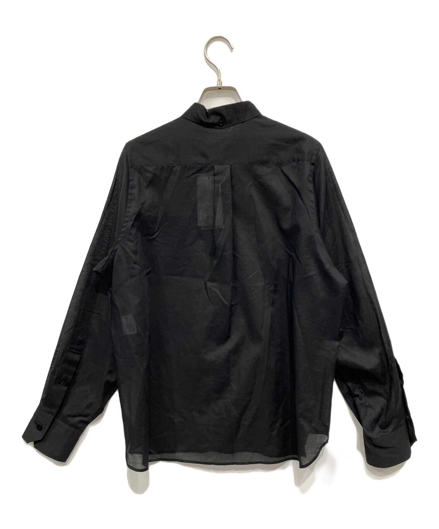 中古・古着通販】HYKE (ハイク) 長袖シャツ ブラック サイズ:L 未使用