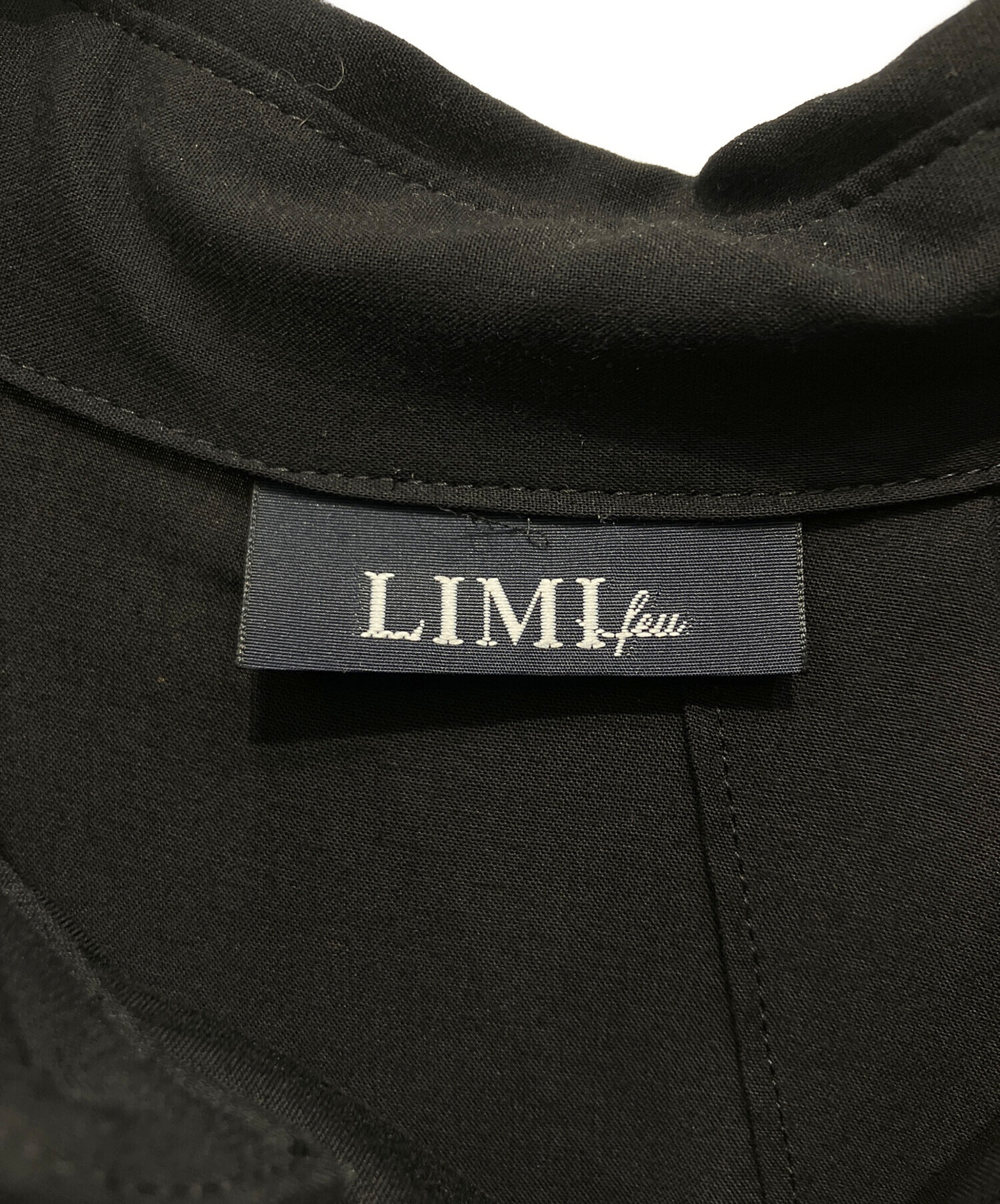 LIMI feu リミ フゥ オーバーサイズ シャツワンピース 中古・古着通販】LIMI feu (リミフゥ) シャツワンピース ブラック