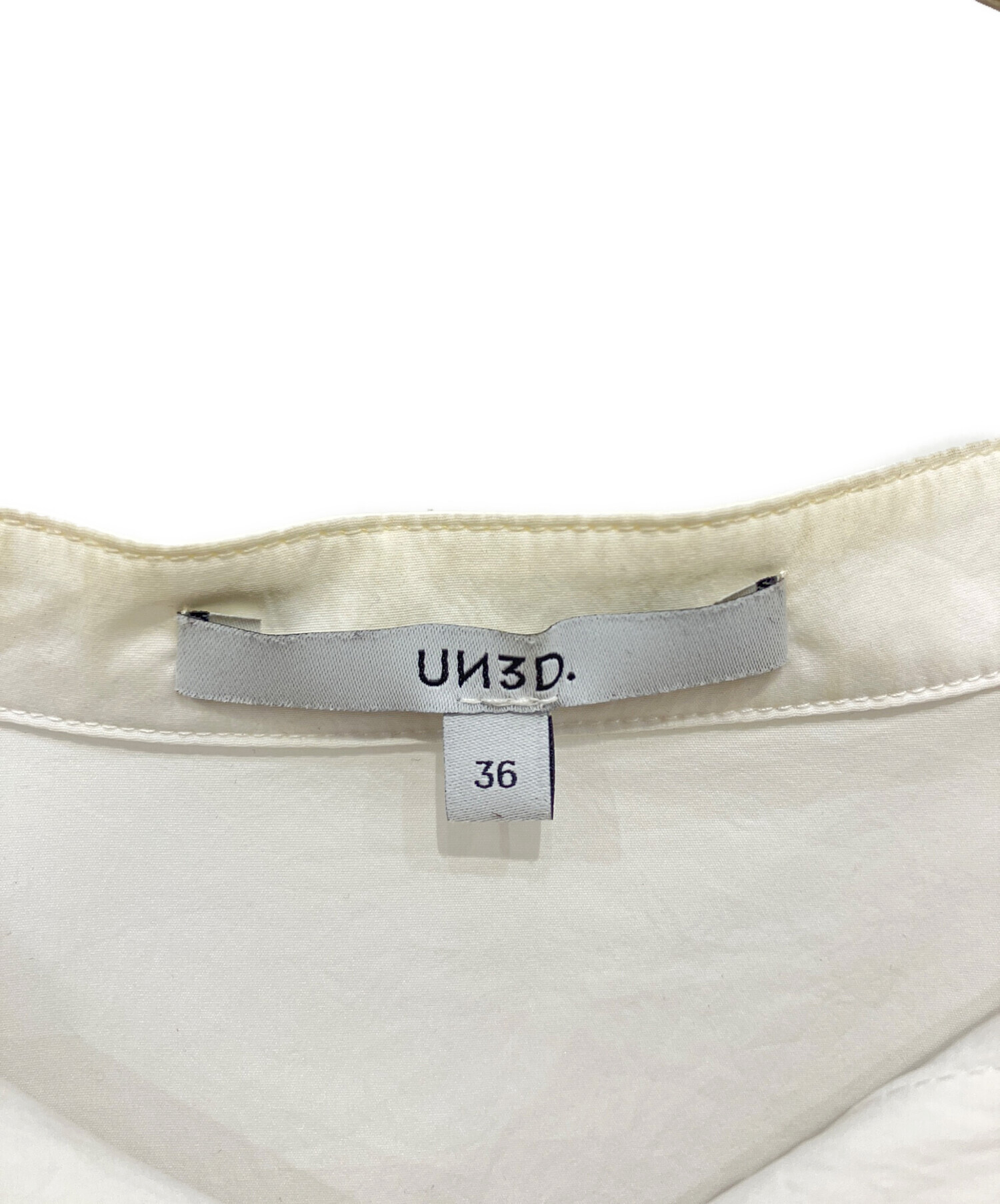 中古・古着通販】UN3D. (アンスリード) 長袖シャツ ホワイト サイズ:36