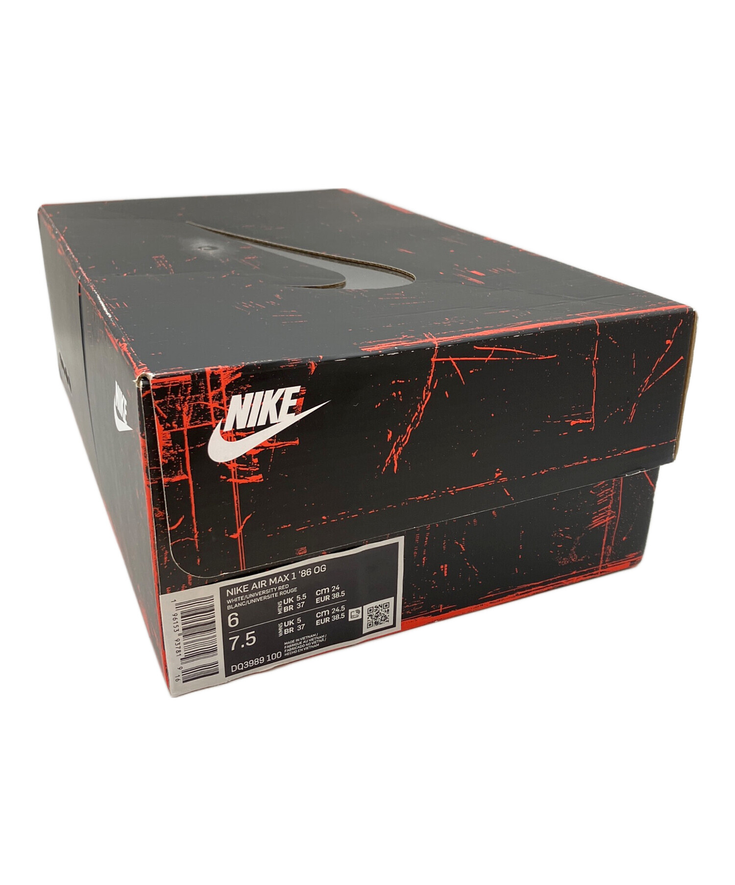 中古・古着通販】NIKE (ナイキ) AIR MAX 1 86 OG ホワイト×レッド 