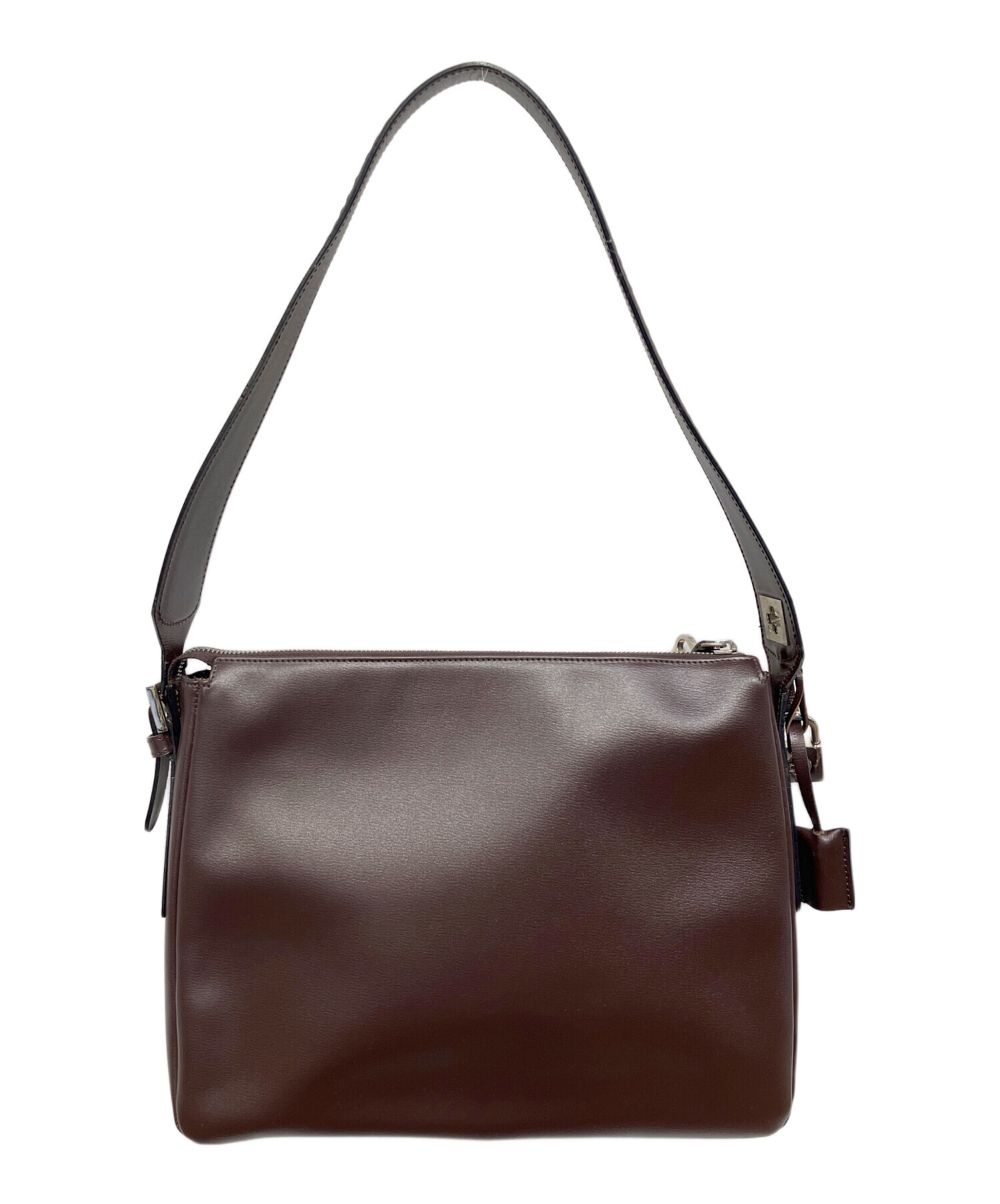 中古・古着通販】BALLY (バリー) ワンショルダーバッグ バーガンディー