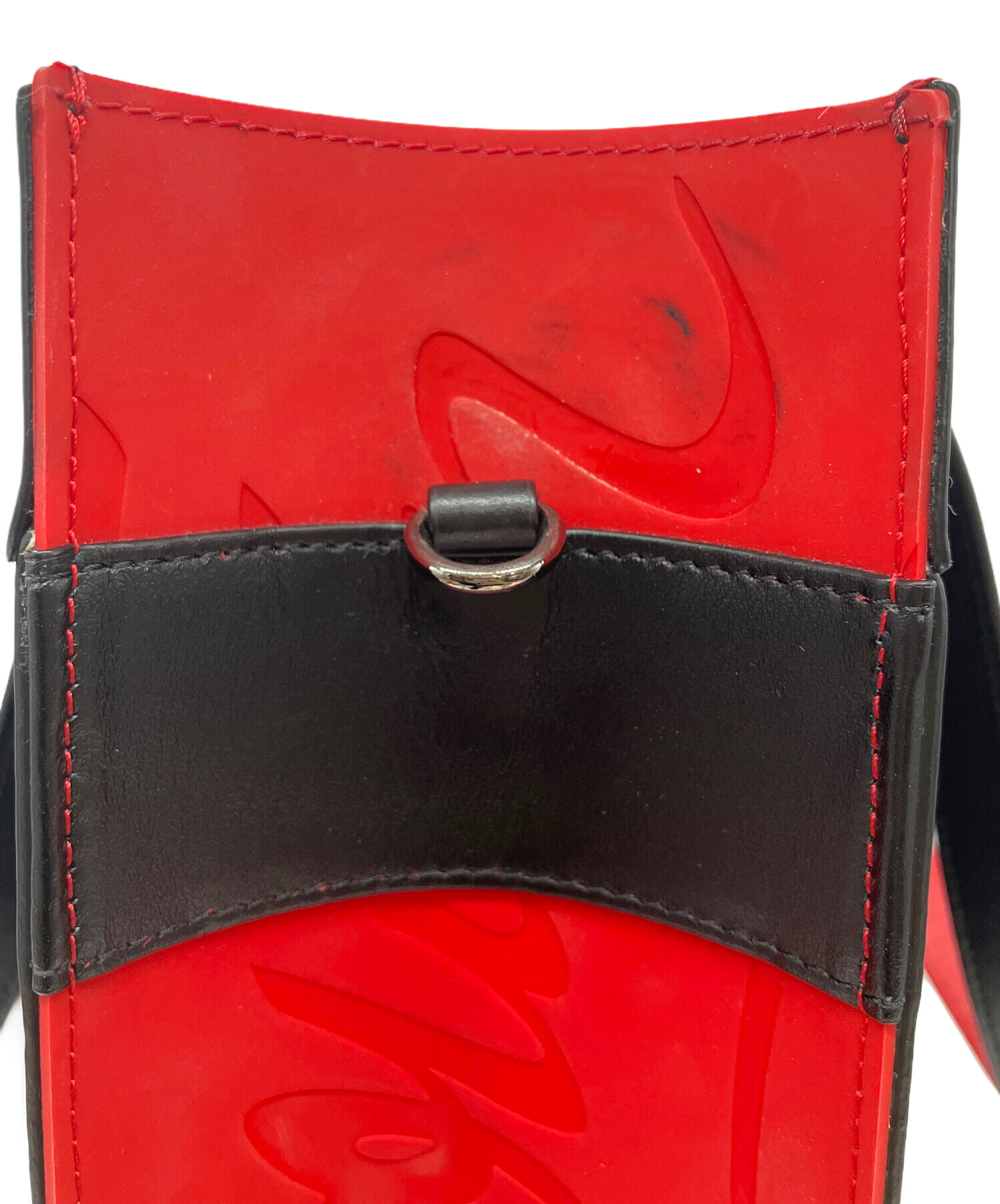 Christian Louboutin トートバッグ ブラック&レッド クリスチャン ルブタン Christian Louboutin トートバッグ カバタ