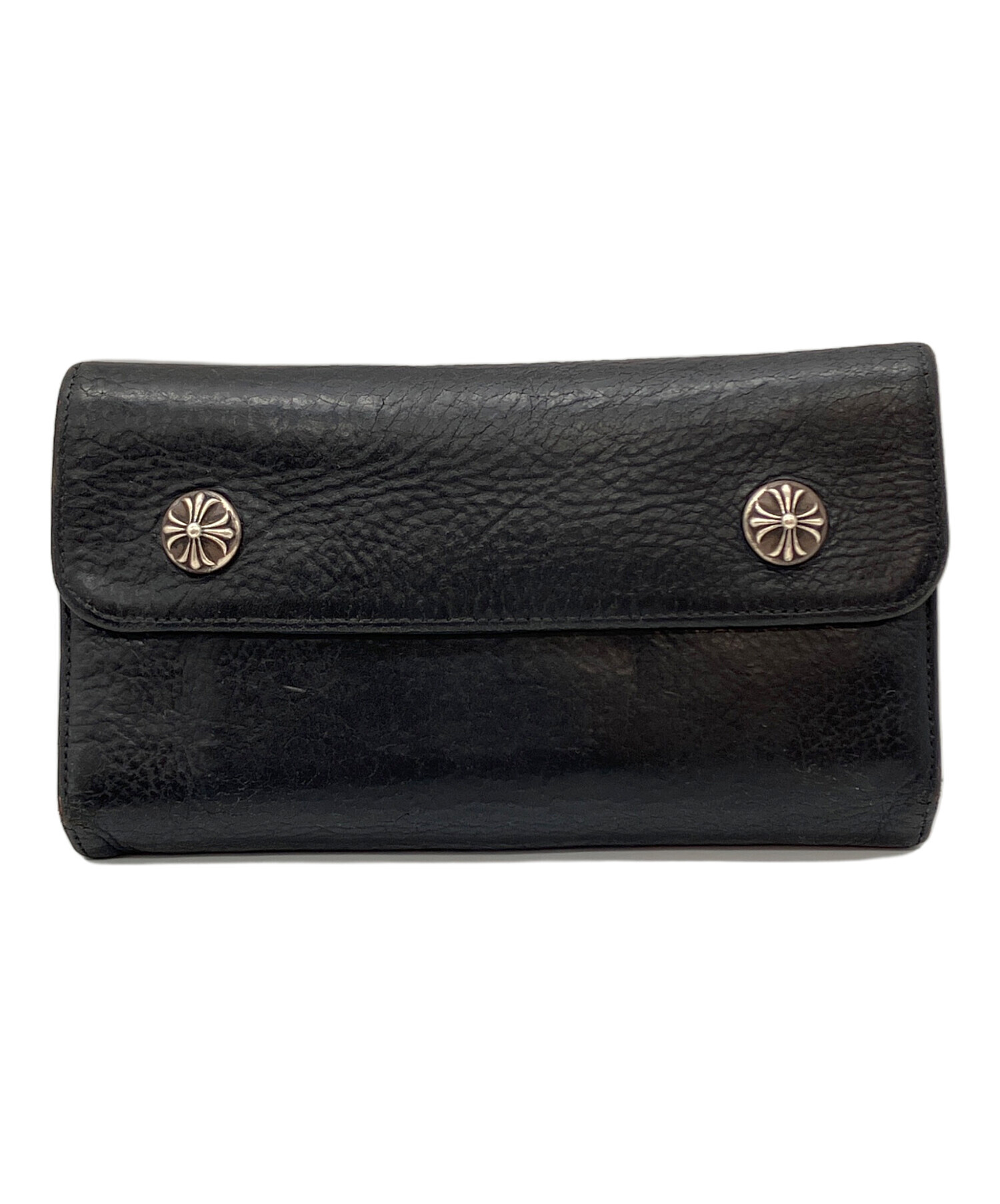 Chrome Hearts クロムハーツ 長財布 中古・古着通販】CHROME HEARTS (クロムハーツ) 長財布 ブラック