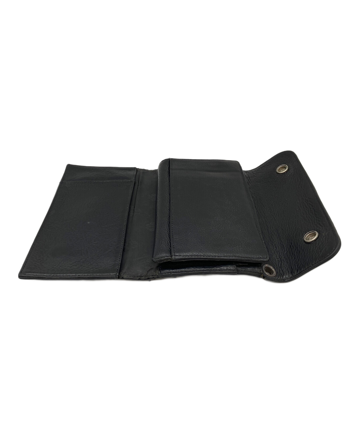 中古・古着通販】CHROME HEARTS (クロムハーツ) 長財布 ブラック