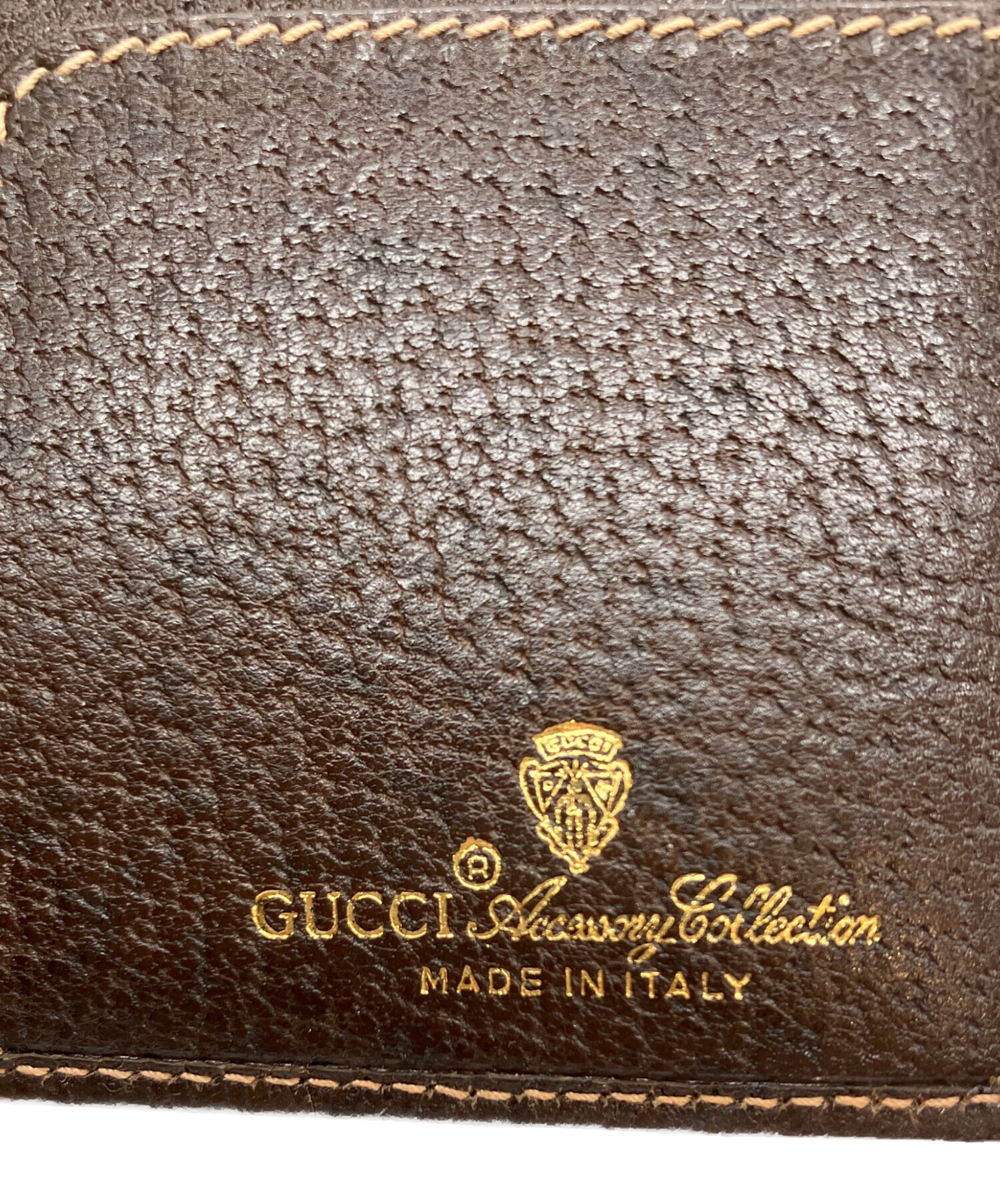 中古・古着通販】GUCCI (グッチ) 2つ折り財布 GGスプリーム ブラウン