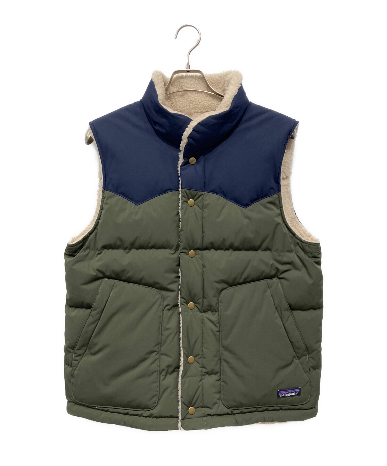 中古・古着通販】Patagonia (パタゴニア) ダウンベスト ネイビー