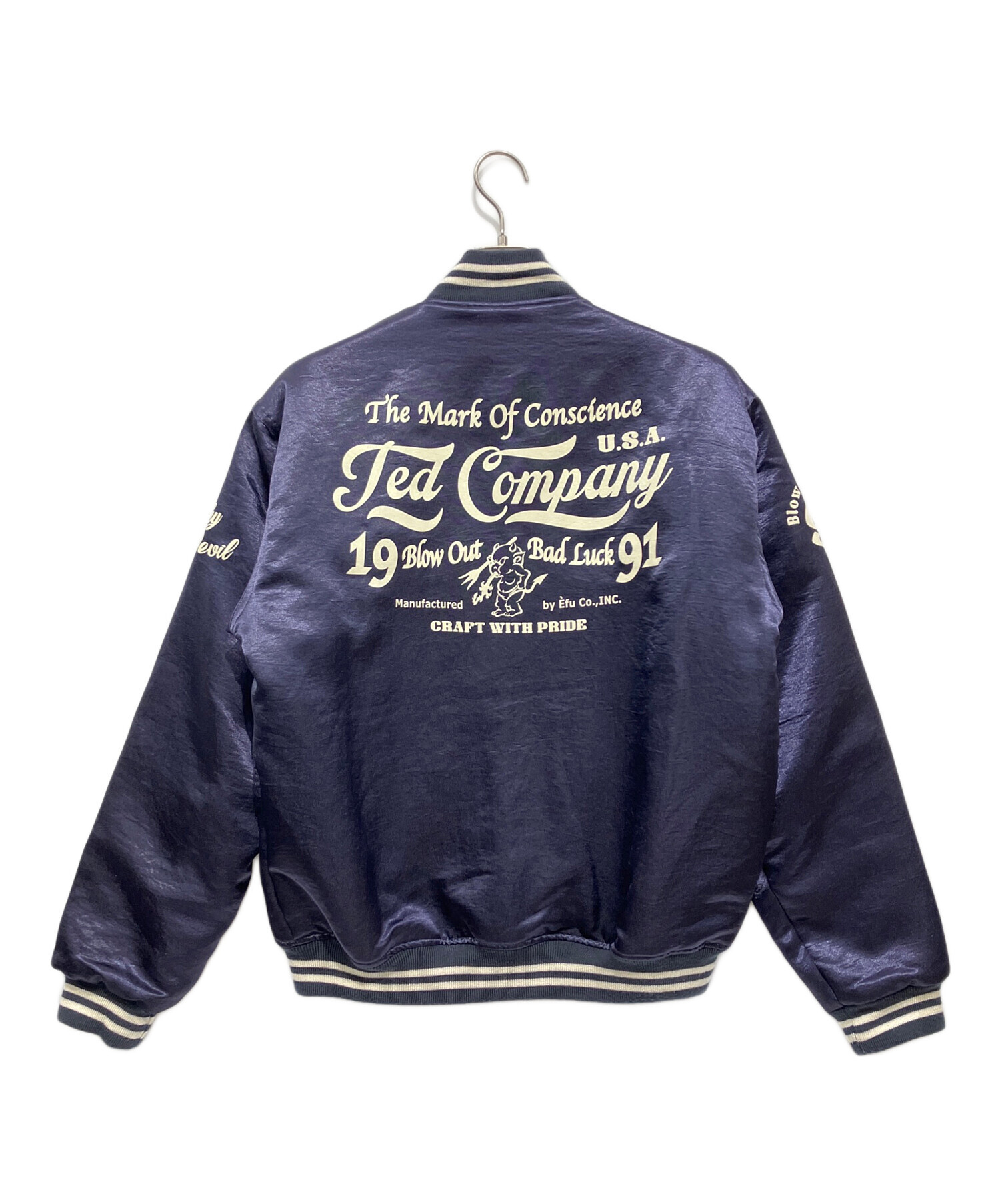 中古・古着通販】TED COMPANY (テッドカンパニー) スタジャン ネイビー