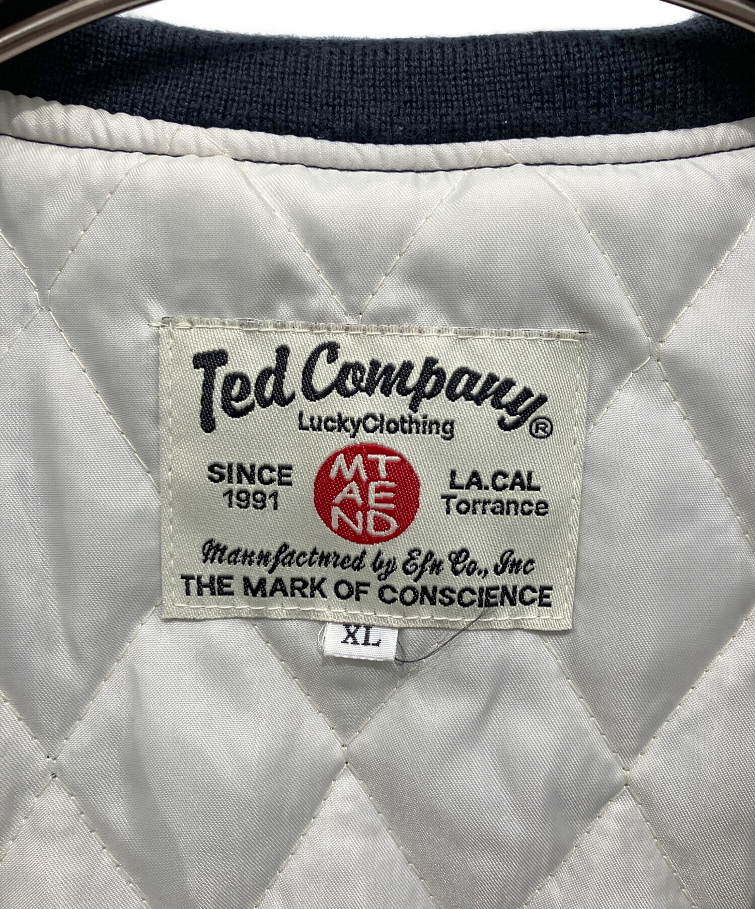 中古・古着通販】TED COMPANY (テッドカンパニー) スタジャン ネイビー 