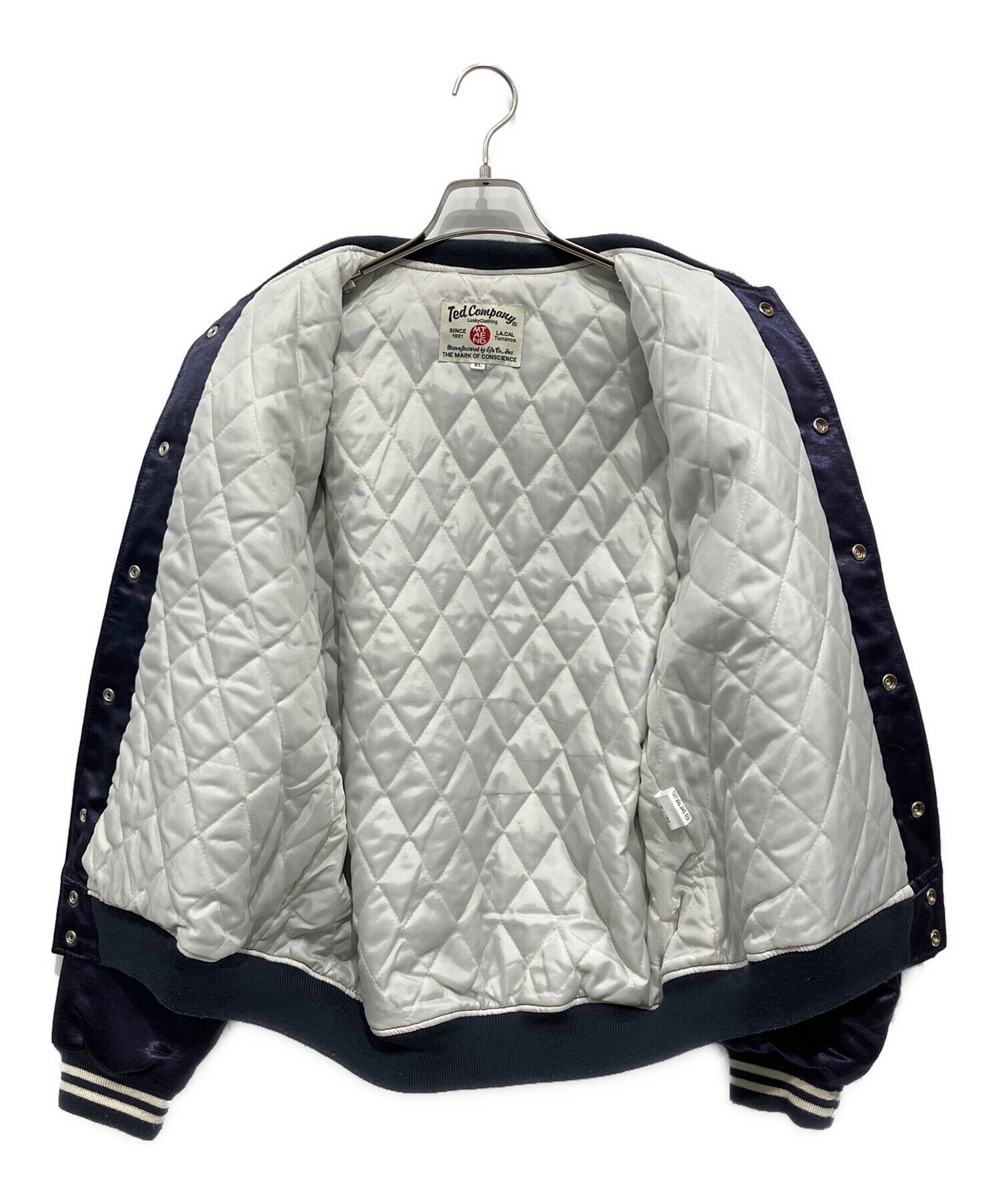 中古・古着通販】TED COMPANY (テッドカンパニー) スタジャン ネイビー 