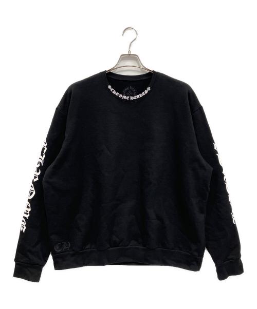 CHROME HEARTS 黒 長袖スウェット 中古・古着通販】CHROME HEARTS (クロムハーツ) スウェット ブラック