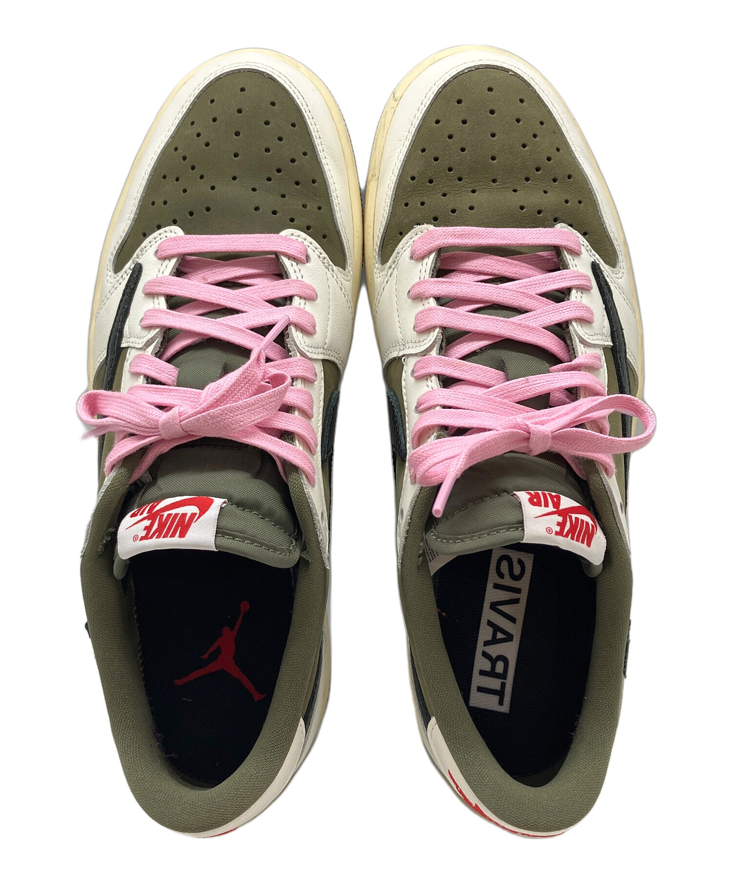 靴 Nike Travis Scott Reverse Olive 22.5cm Buy Travis Scott x Air Jordan 1 Retro Low OG SP 'Reverse Olive