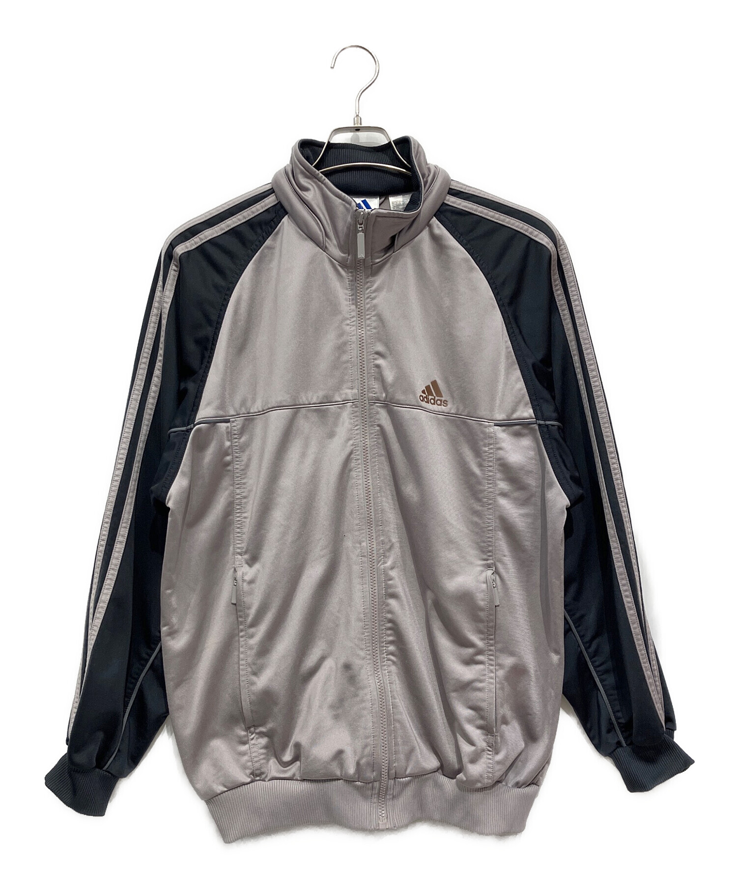 中古・古着通販】adidas (アディダス) トラックジャケット グレー 