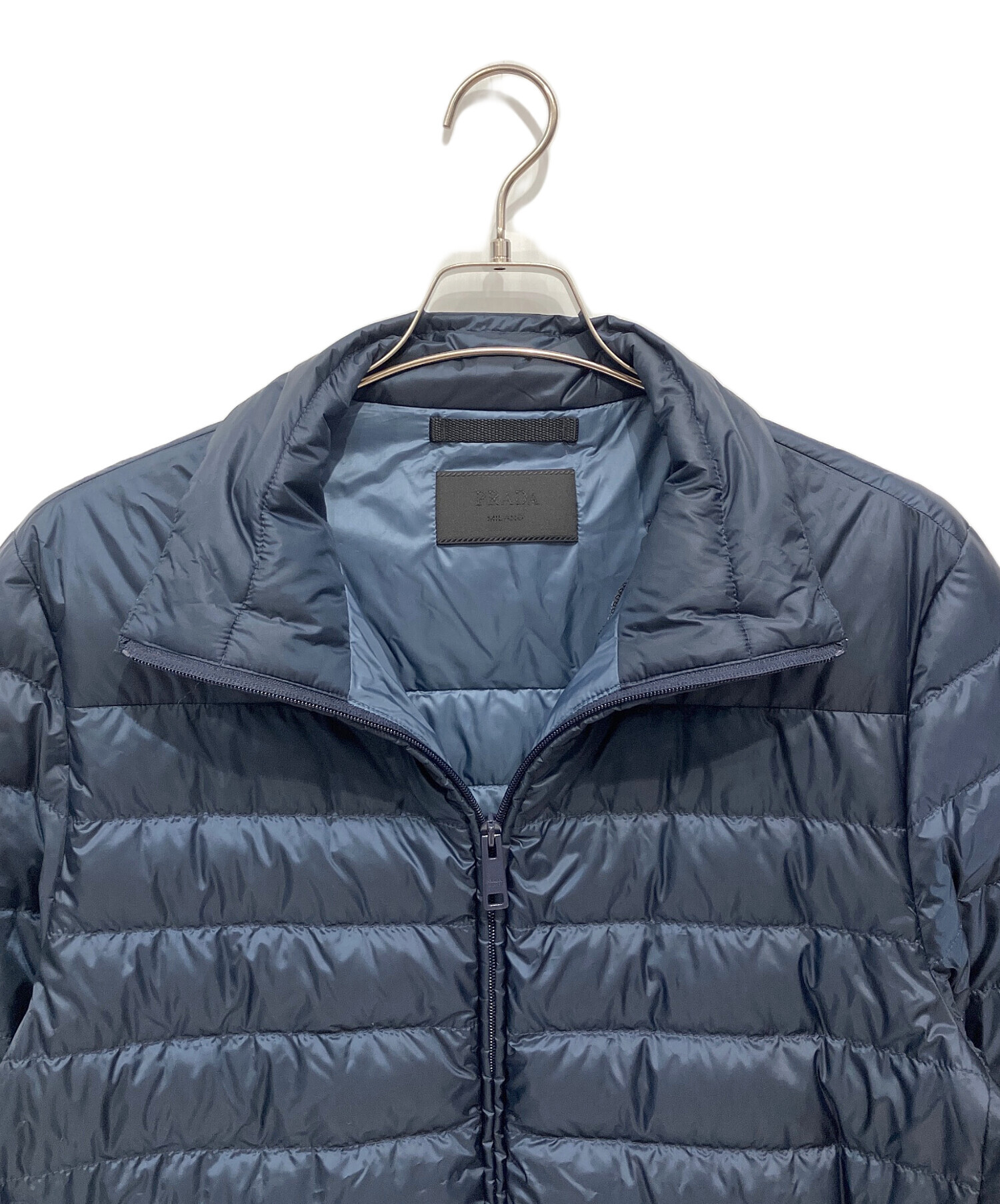 中古・古着通販】PRADA (プラダ) ダウンジャケット ネイビー サイズ:48