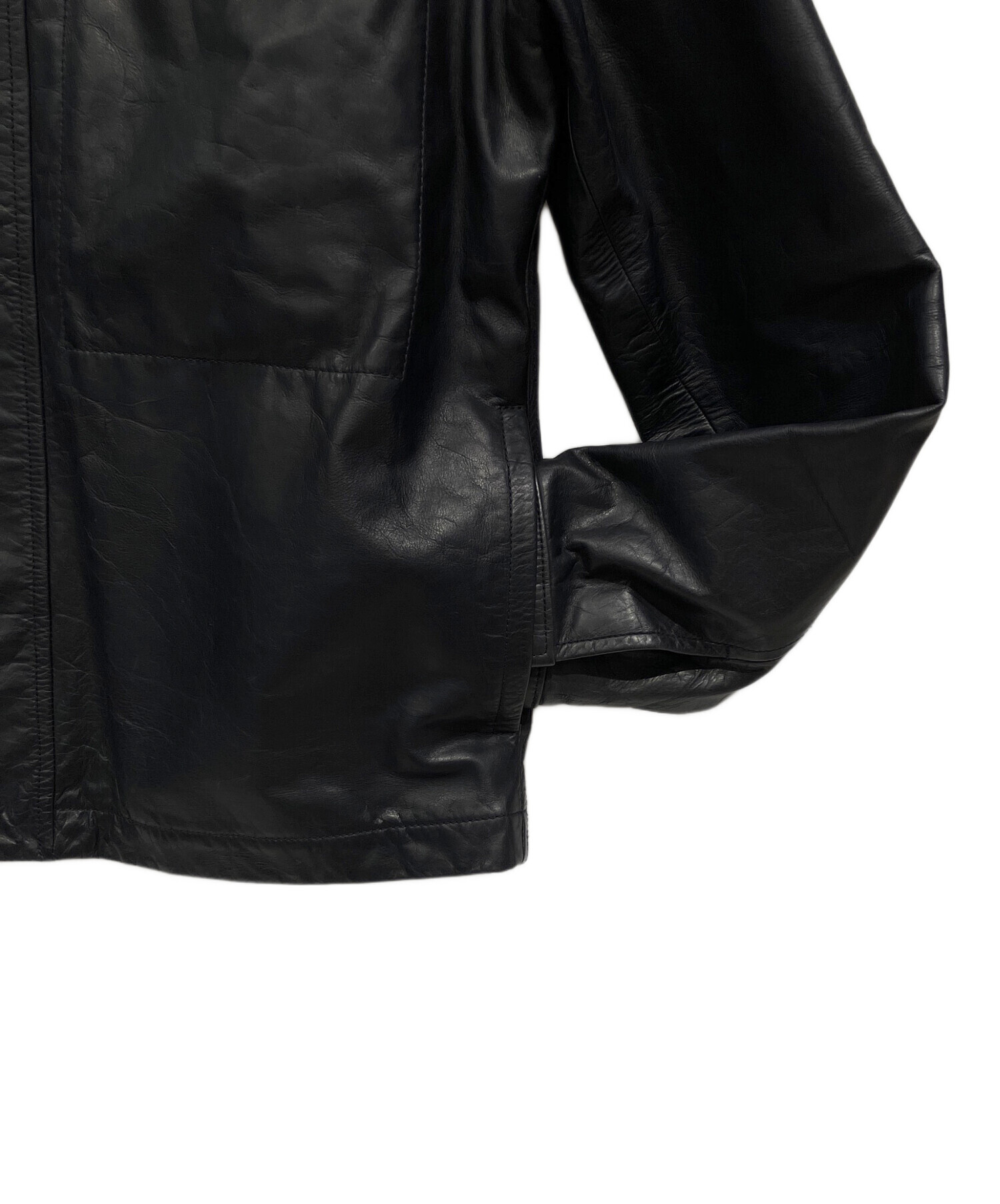 中古・古着通販】Calvin Klein (カルバンクライン) レザージャケット 