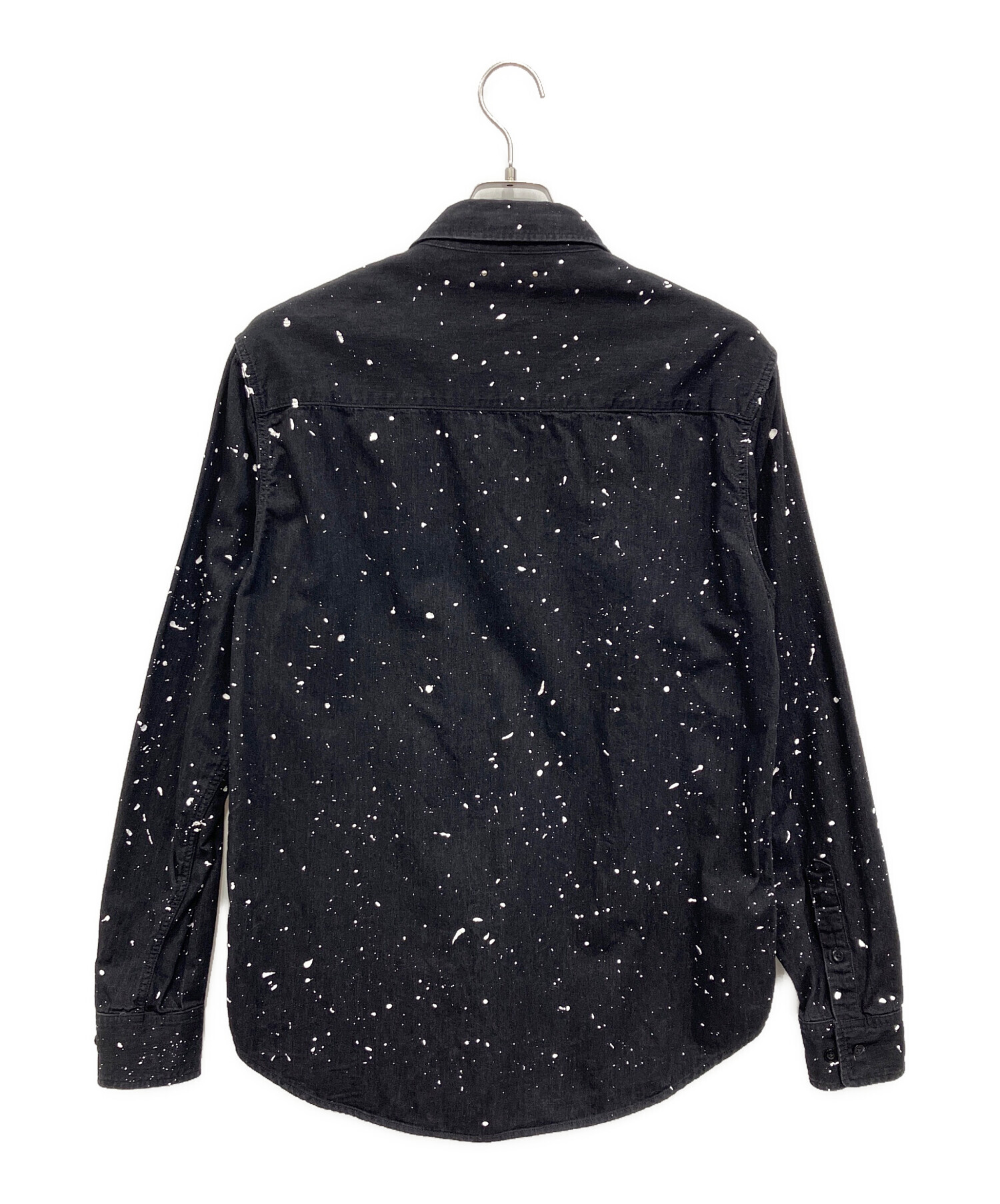 中古・古着通販】MINEDENIM (マインデニム) 長袖シャツ ブラック