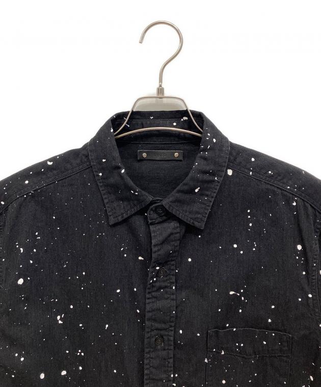 中古・古着通販】MINEDENIM (マインデニム) 長袖シャツ ブラック