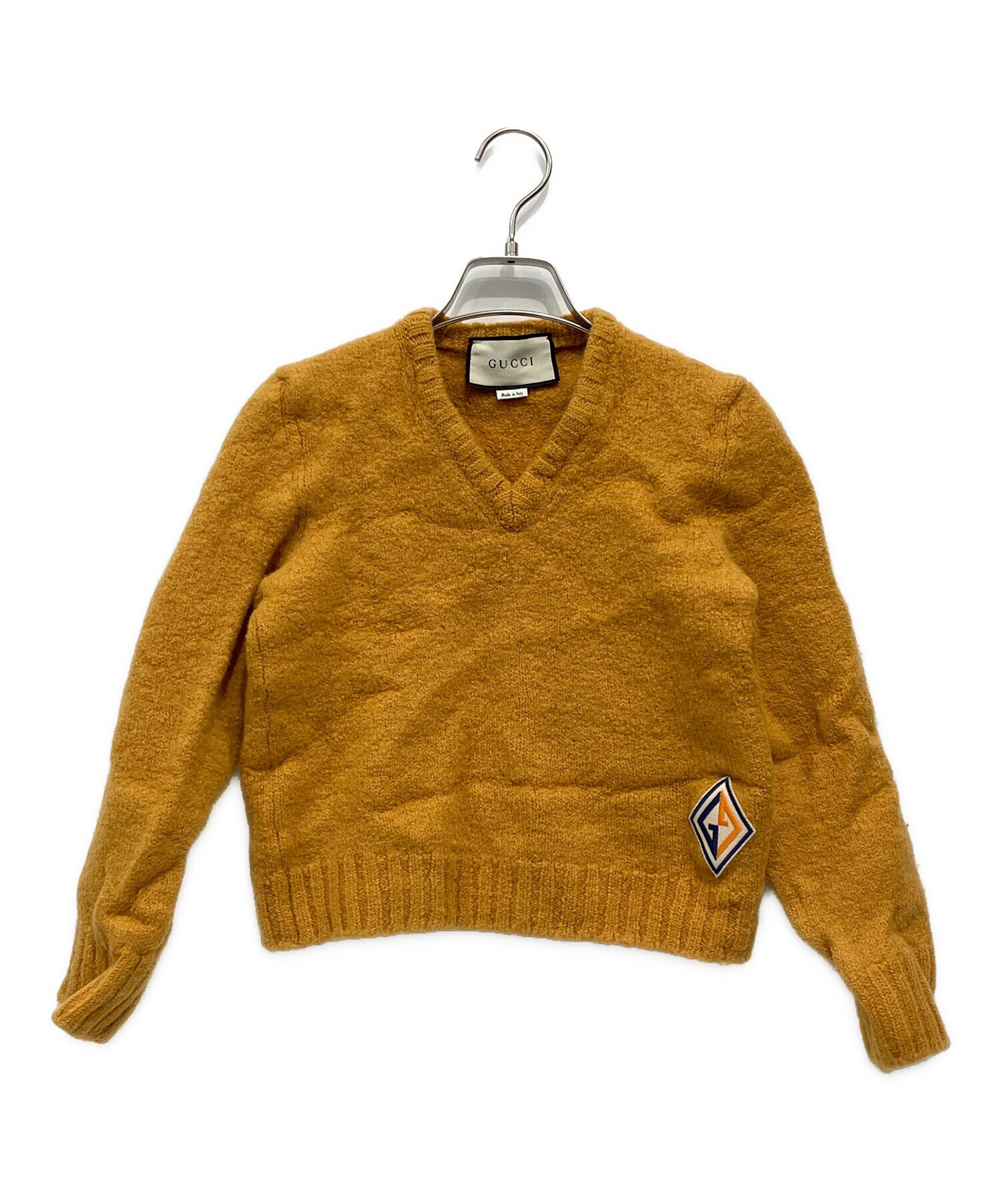 中古・古着通販】GUCCI (グッチ) 厚手ニット オレンジ サイズ:S