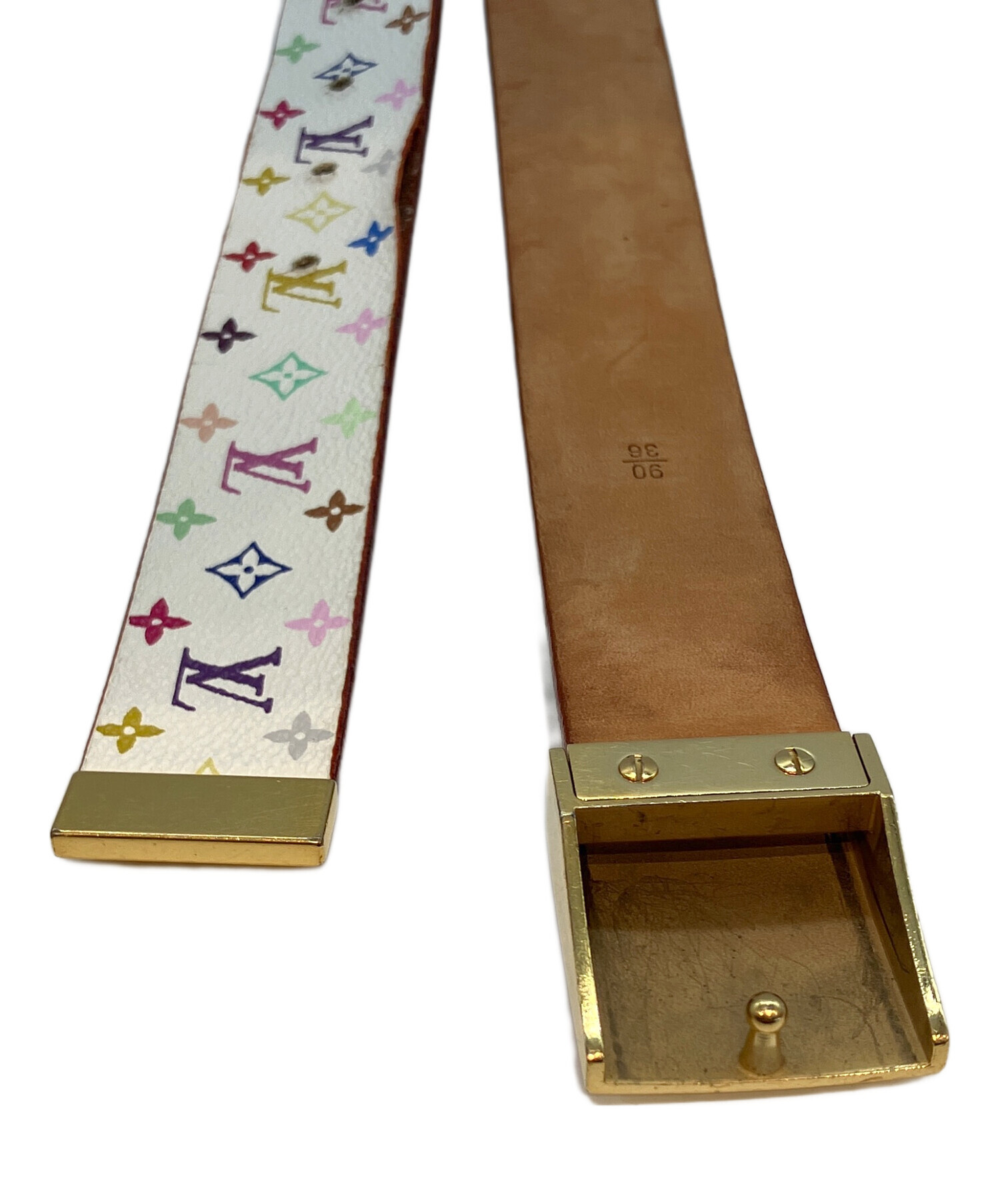 中古・古着通販】LOUIS VUITTON (ルイ ヴィトン) レザーベルト サン